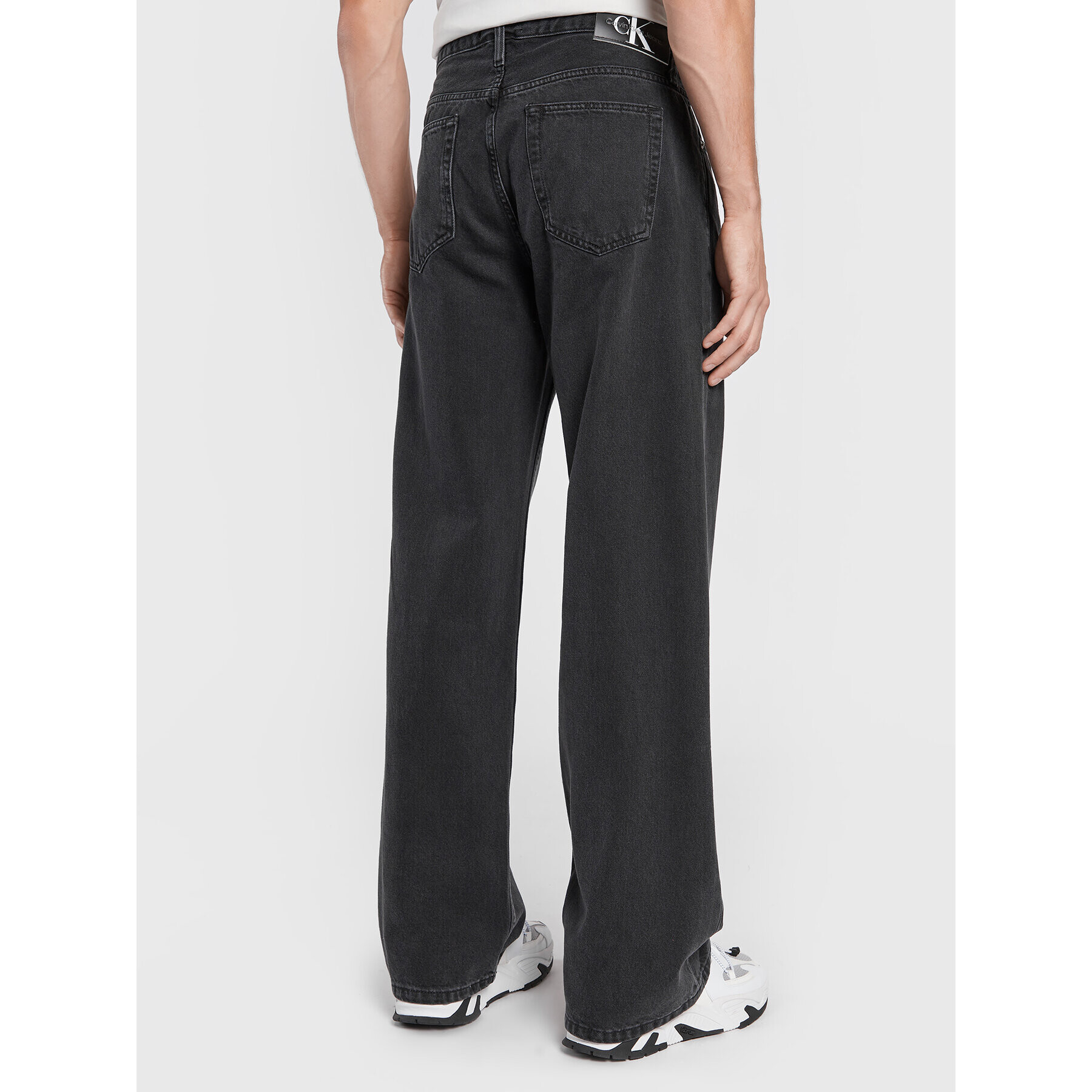Calvin Klein Jeans Дънки J30J321682 Черен Loose Fit - Pepit.bg