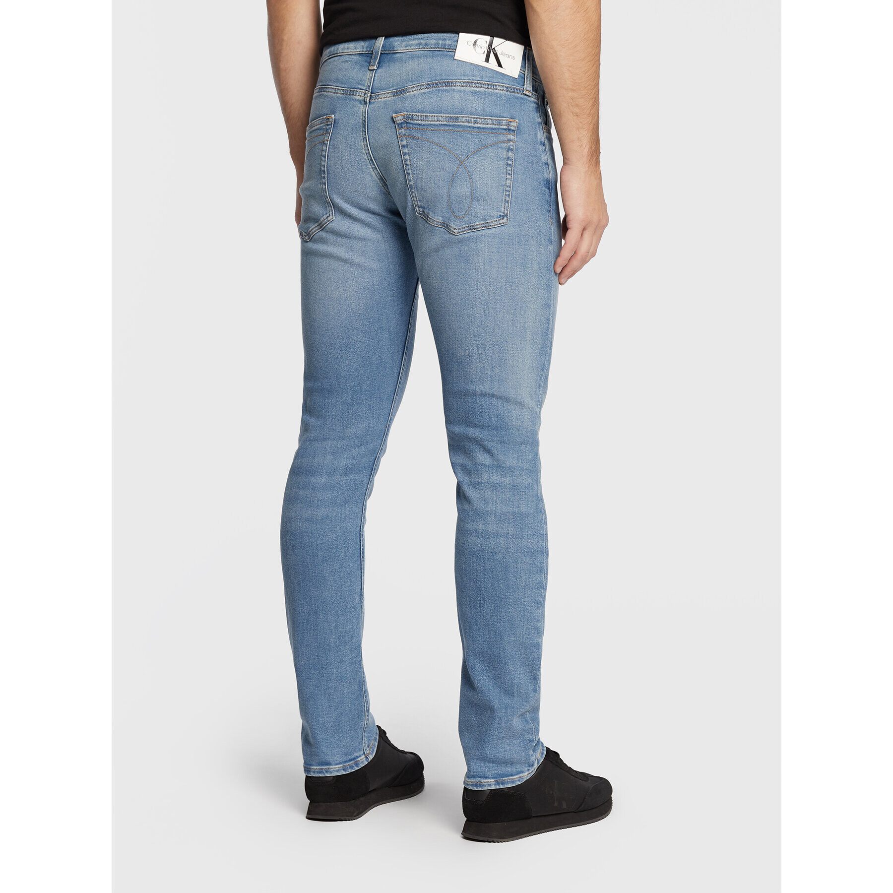 Calvin Klein Jeans Дънки J30J322297 Син Slim Fit - Pepit.bg