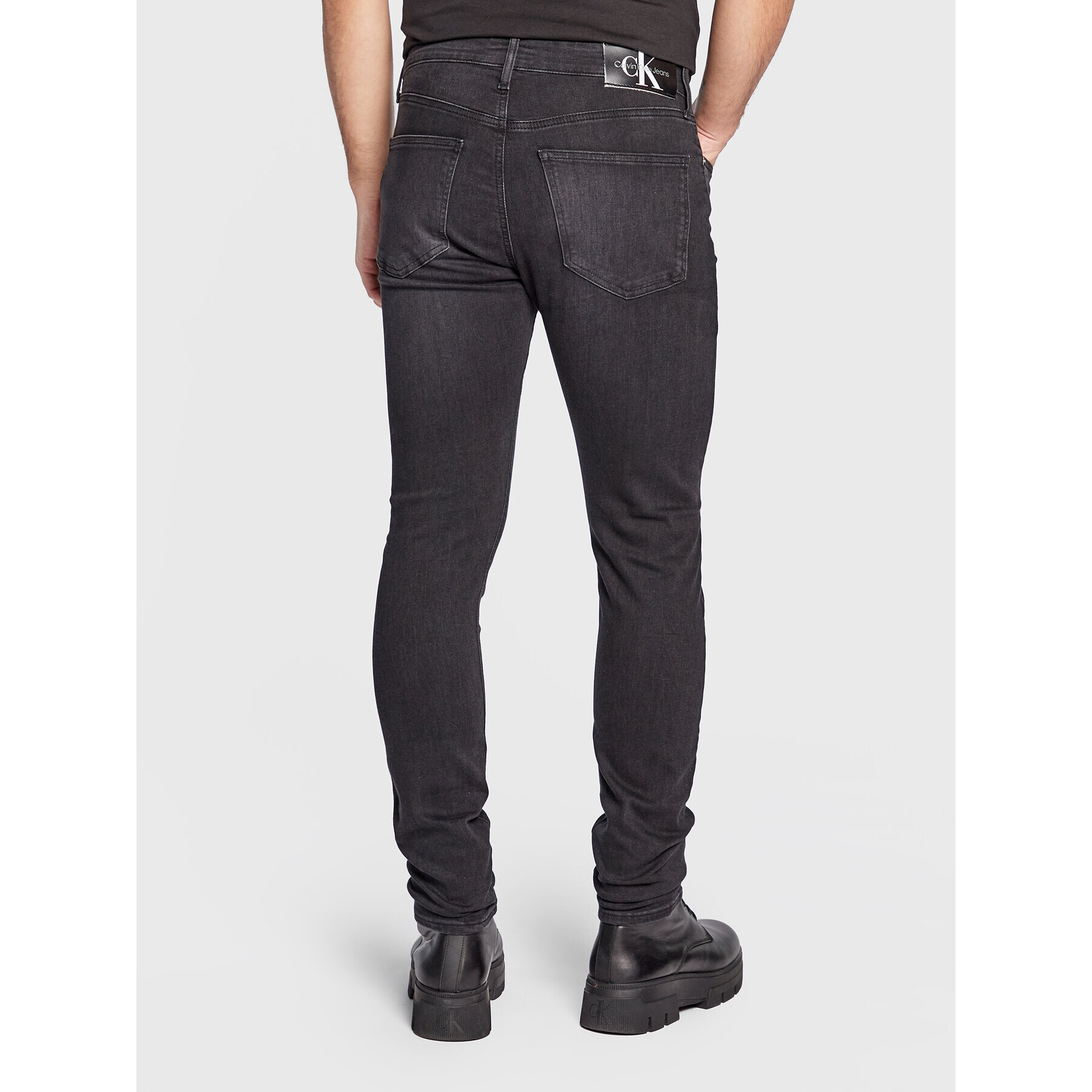 Calvin Klein Jeans Дънки J30J322402 Черен Skinny Fit - Pepit.bg