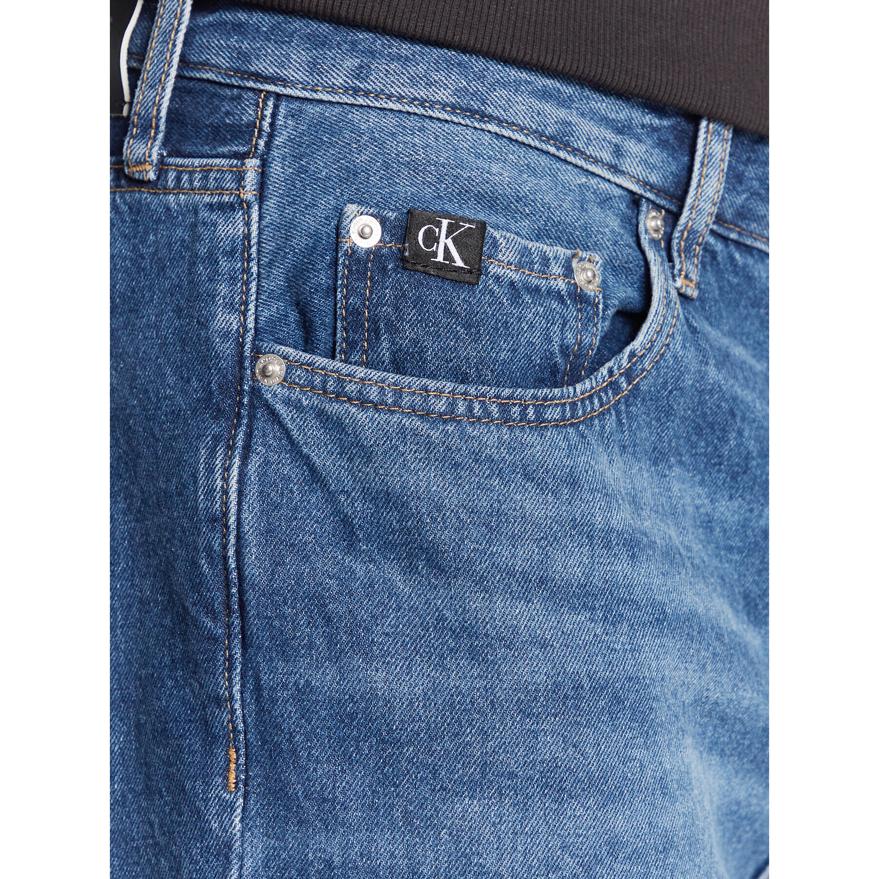 Calvin Klein Jeans Дънки J30J322411 Син Tapered Fit - Pepit.bg