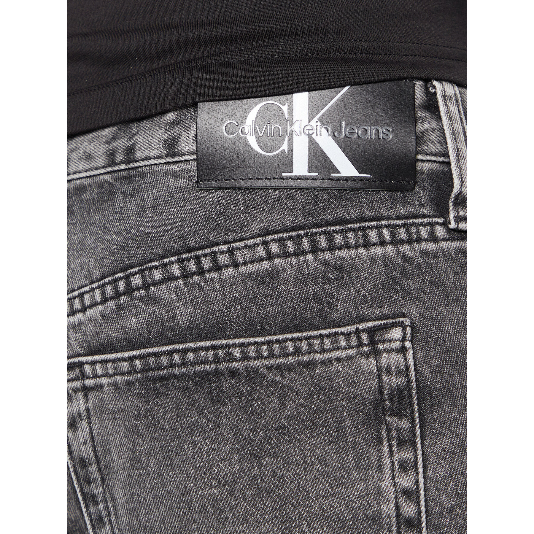 Calvin Klein Jeans Дънки J30J322415 Сив Straight Fit - Pepit.bg