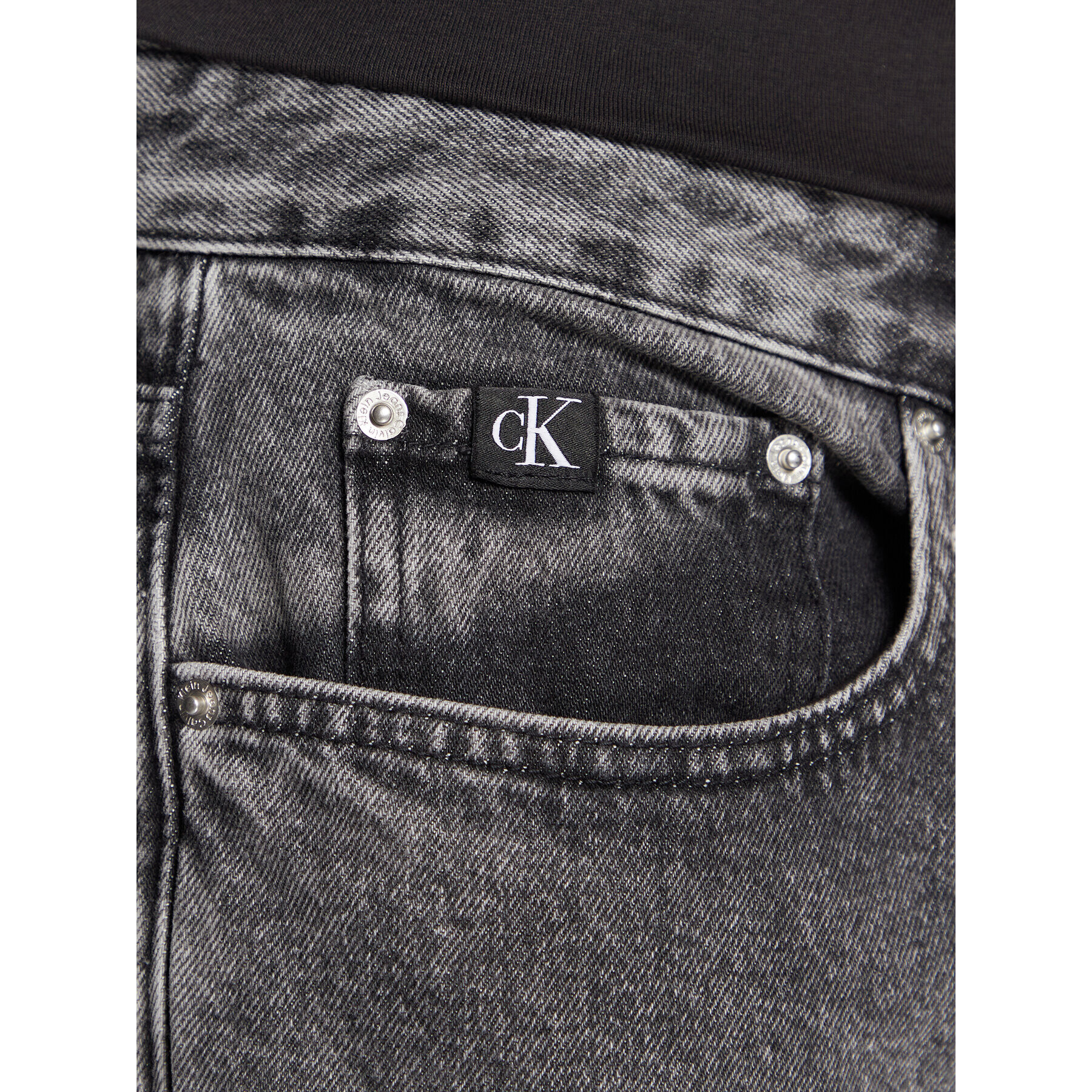 Calvin Klein Jeans Дънки J30J322415 Сив Straight Fit - Pepit.bg