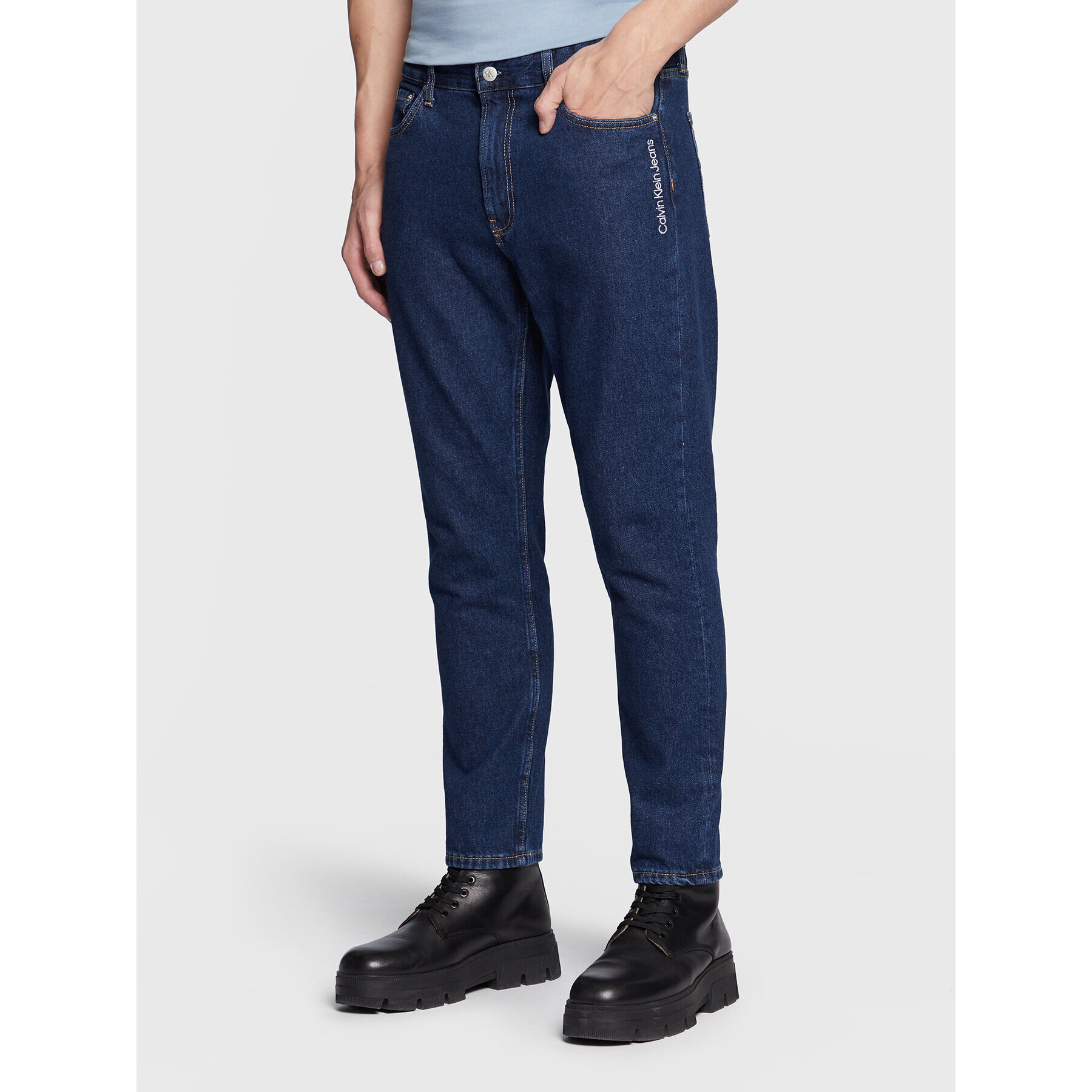Calvin Klein Jeans Дънки J30J322424 Син Regular Fit - Pepit.bg