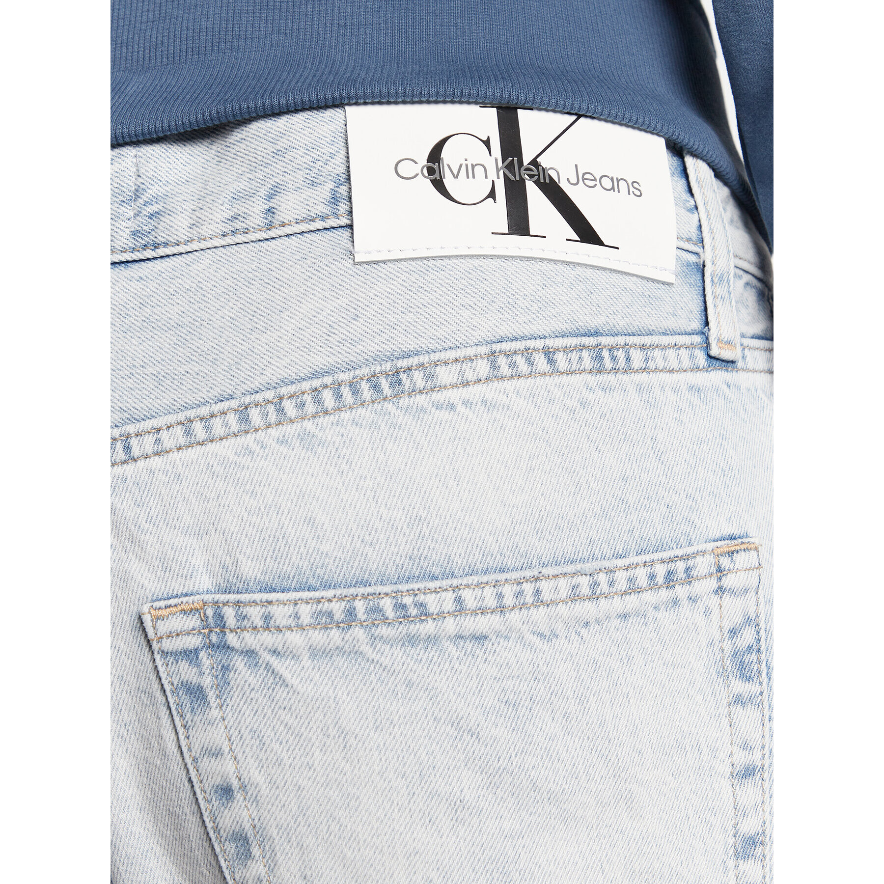 Calvin Klein Jeans Дънки J30J322426 Син Loose Fit - Pepit.bg