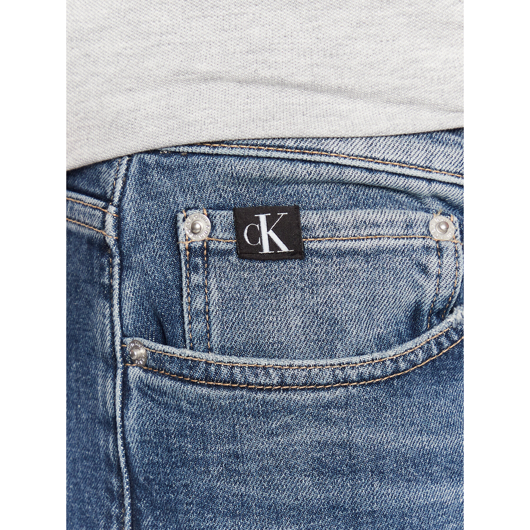 Calvin Klein Jeans Дънки J30J322429 Тъмносин Slim Fit - Pepit.bg