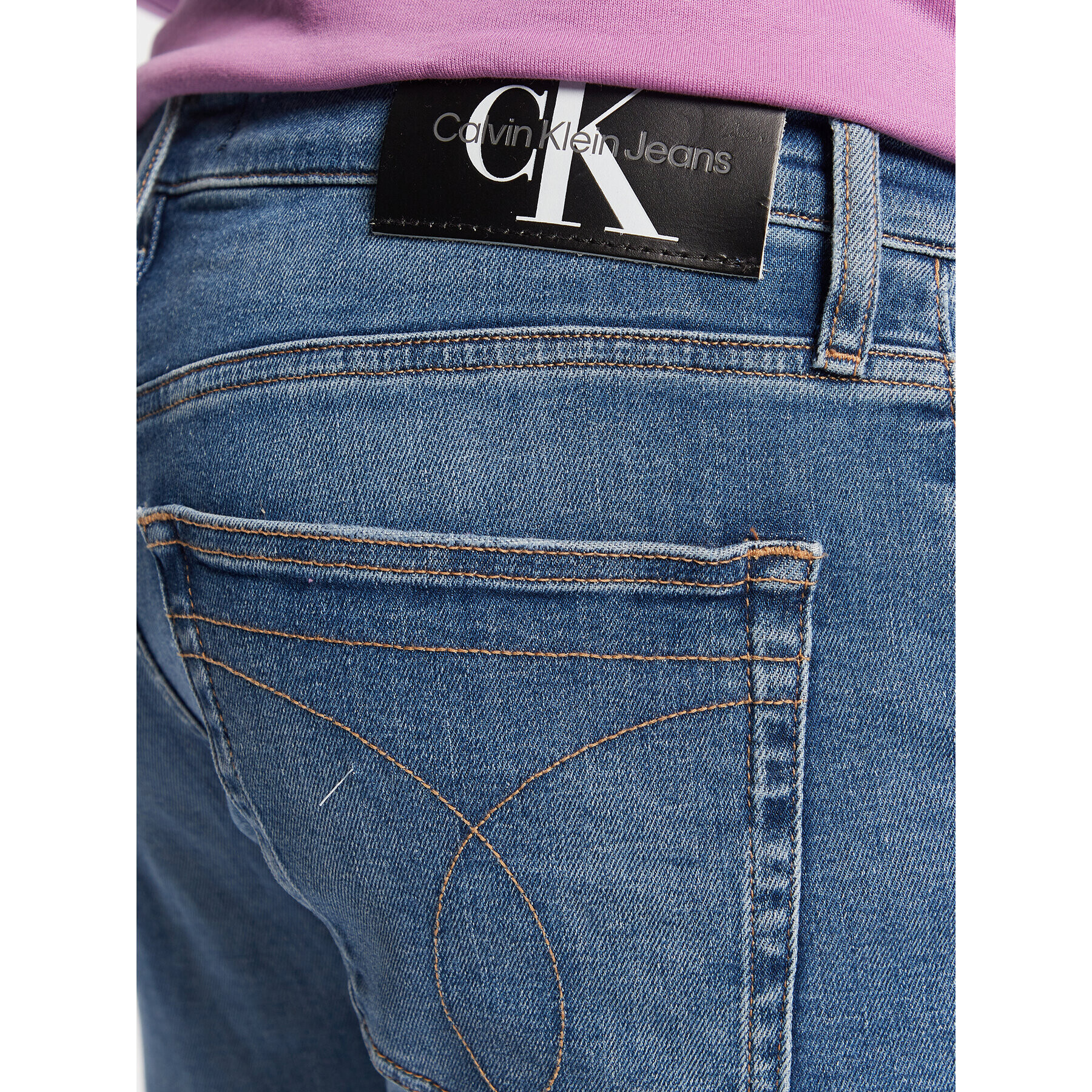 Calvin Klein Jeans Дънки J30J322437 Син Slim Fit - Pepit.bg