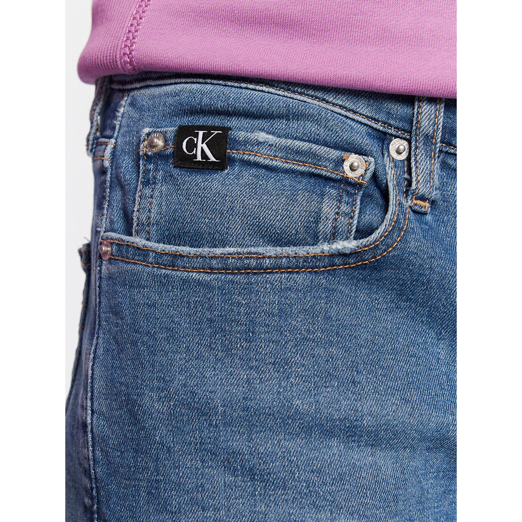 Calvin Klein Jeans Дънки J30J322437 Син Slim Fit - Pepit.bg