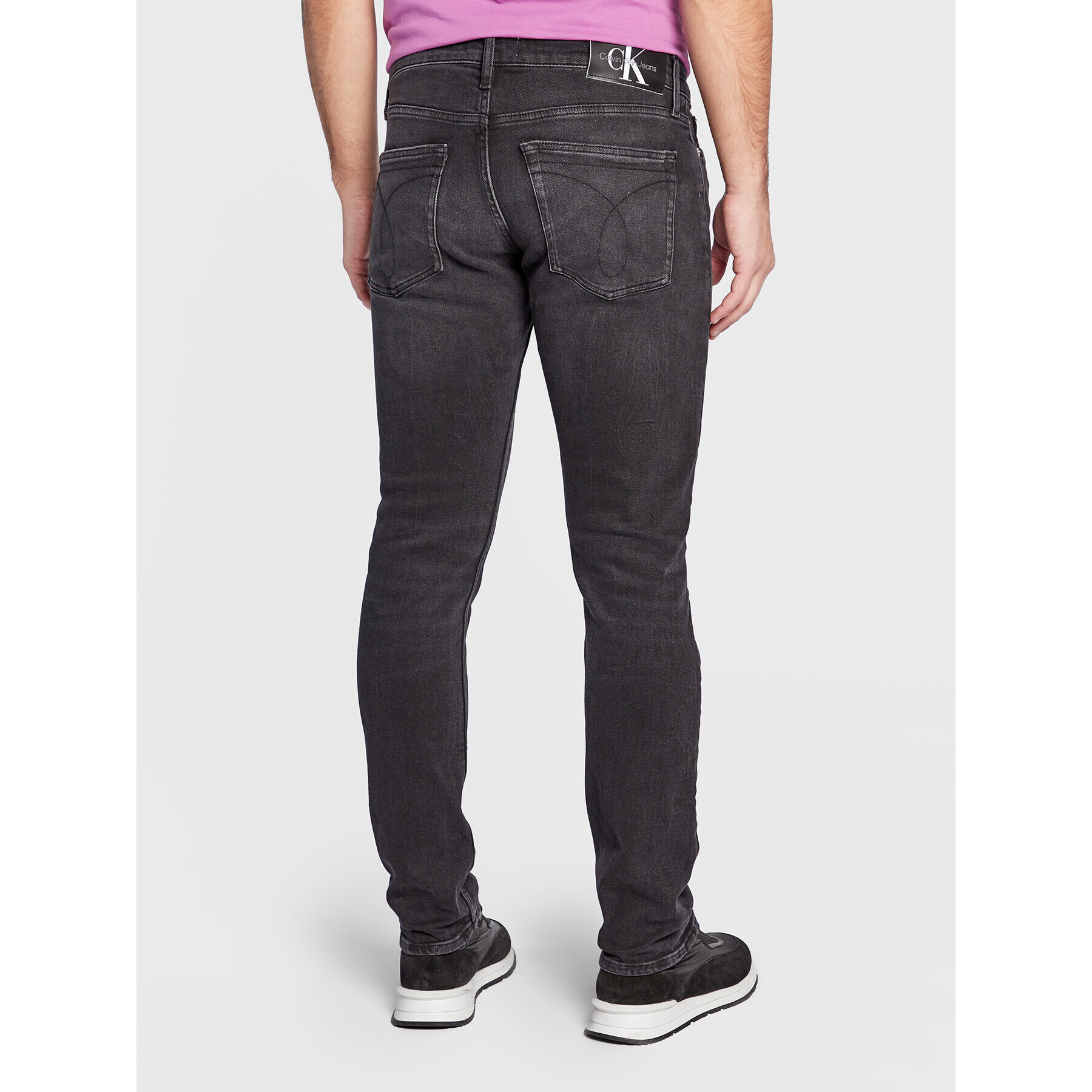 Calvin Klein Jeans Дънки J30J322439 Черен Slim Fit - Pepit.bg