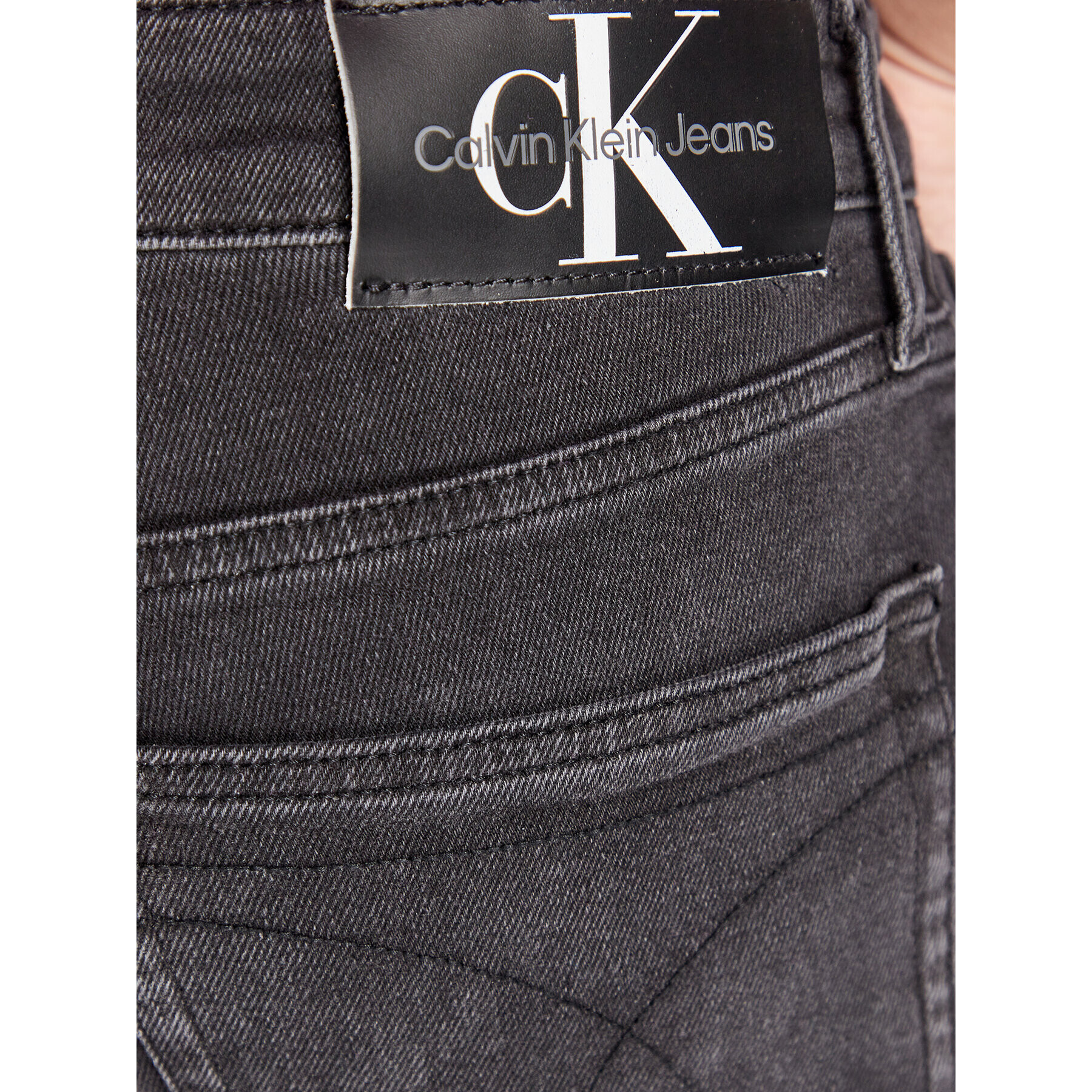 Calvin Klein Jeans Дънки J30J322439 Черен Slim Fit - Pepit.bg