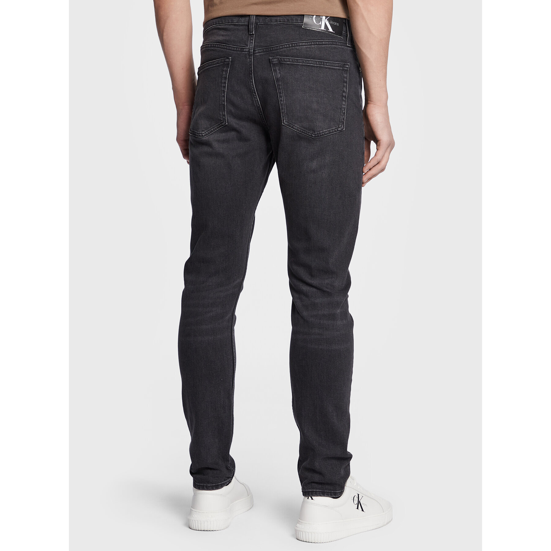 Calvin Klein Jeans Дънки J30J322440 Черен Slim Fit - Pepit.bg