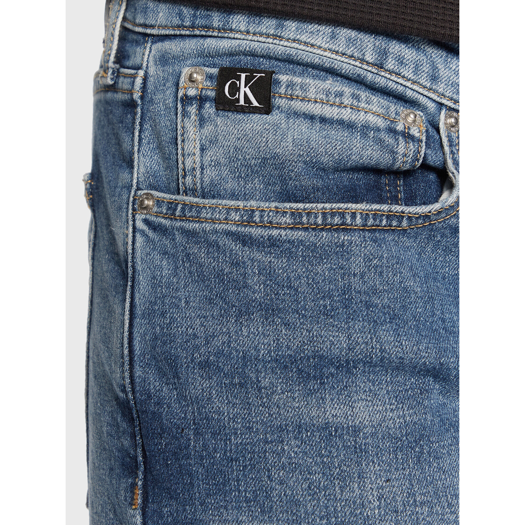 Calvin Klein Jeans Дънки J30J322442 Син Slim Fit - Pepit.bg