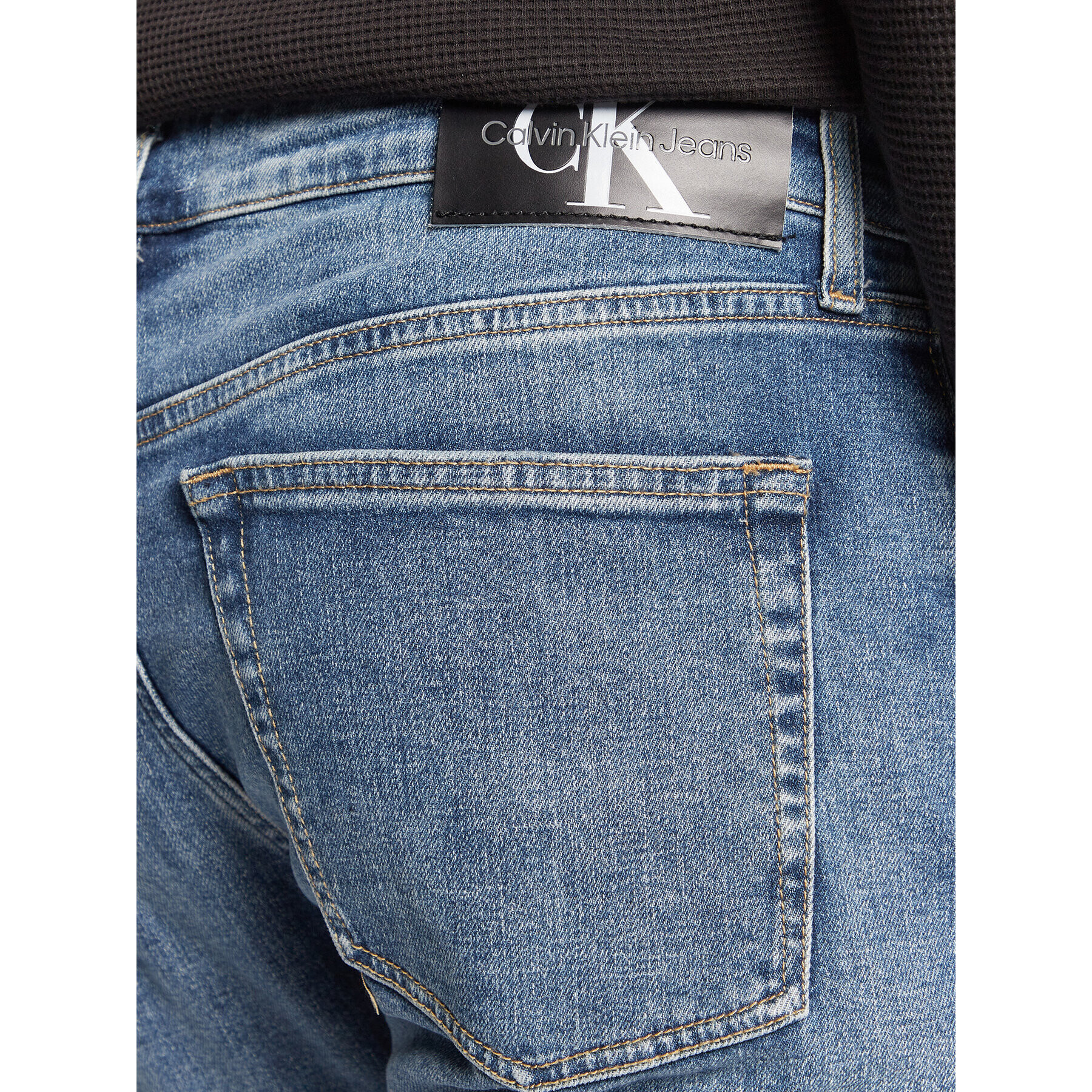 Calvin Klein Jeans Дънки J30J322442 Син Slim Fit - Pepit.bg