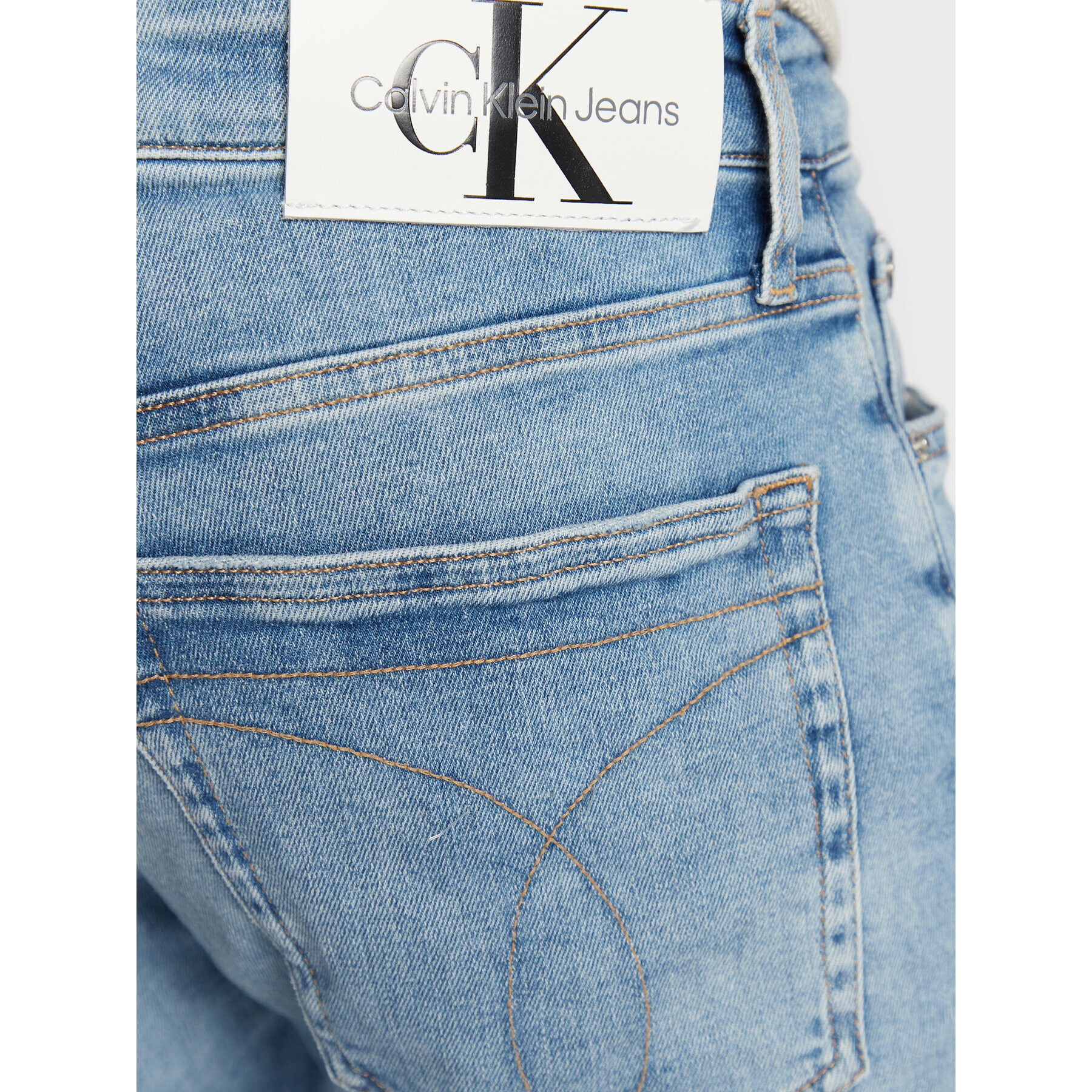 Calvin Klein Jeans Дънки J30J322443 Син Slim Fit - Pepit.bg