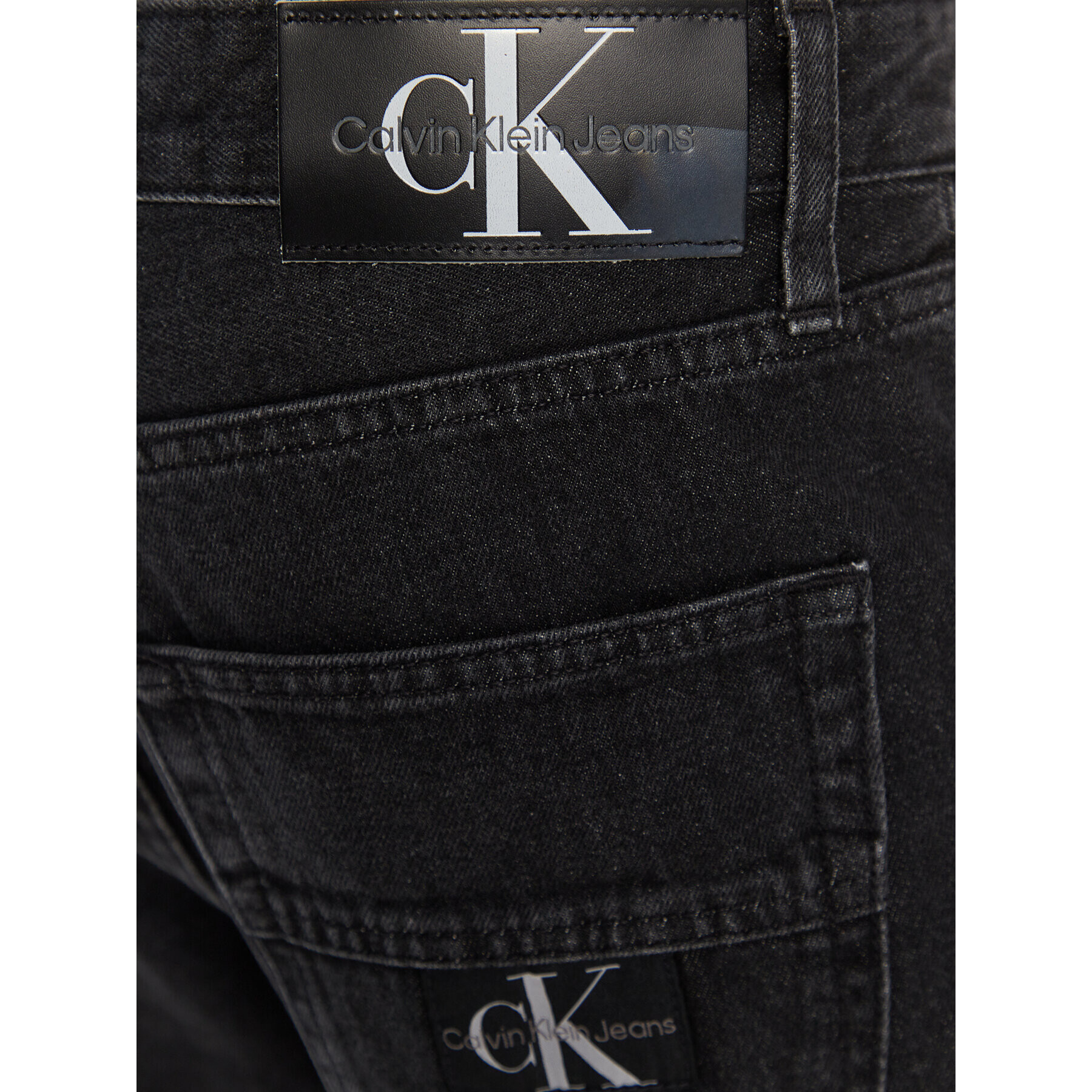 Calvin Klein Jeans Дънки J30J322729 Черен Mom Fit - Pepit.bg