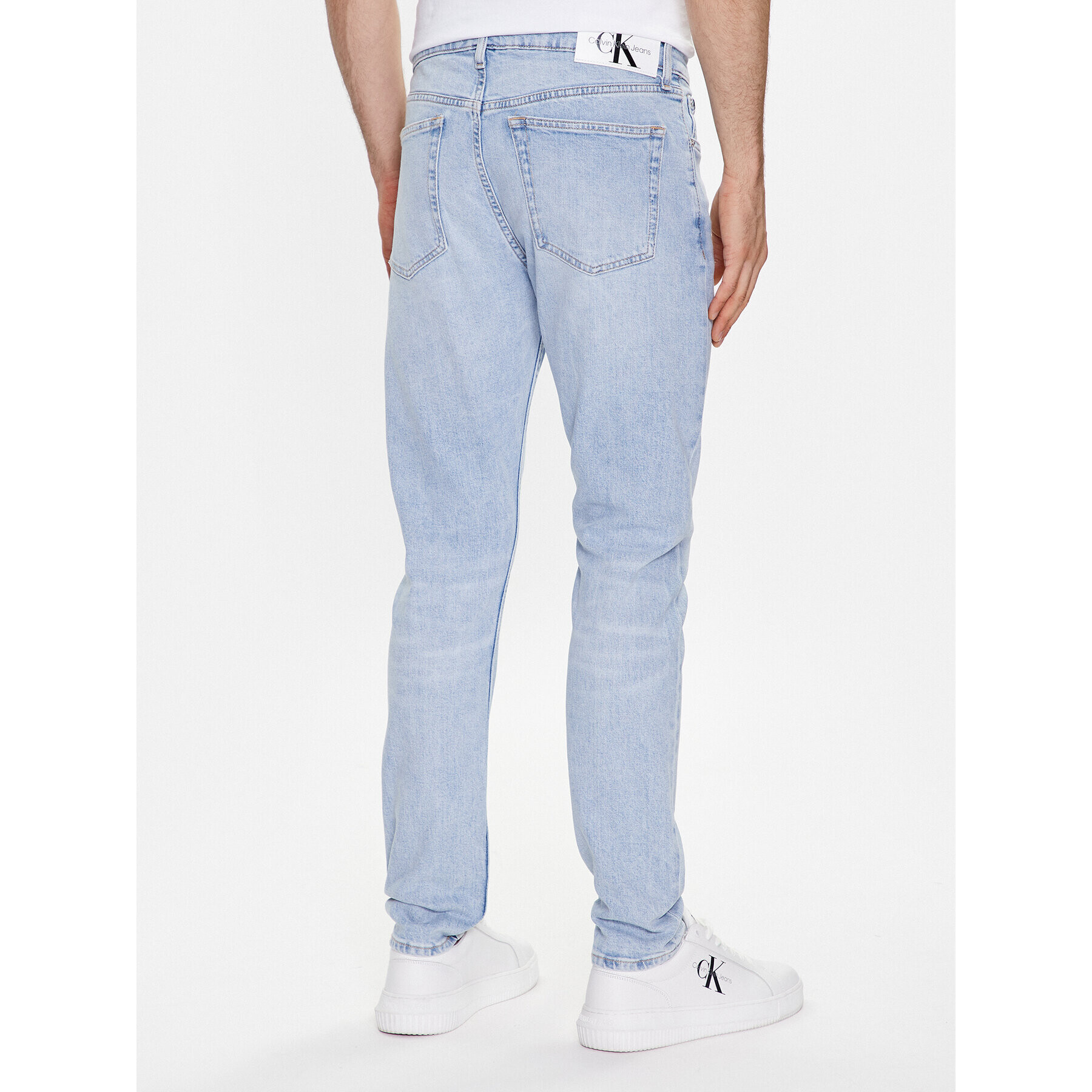 Calvin Klein Jeans Дънки J30J322794 Син Slim Fit - Pepit.bg