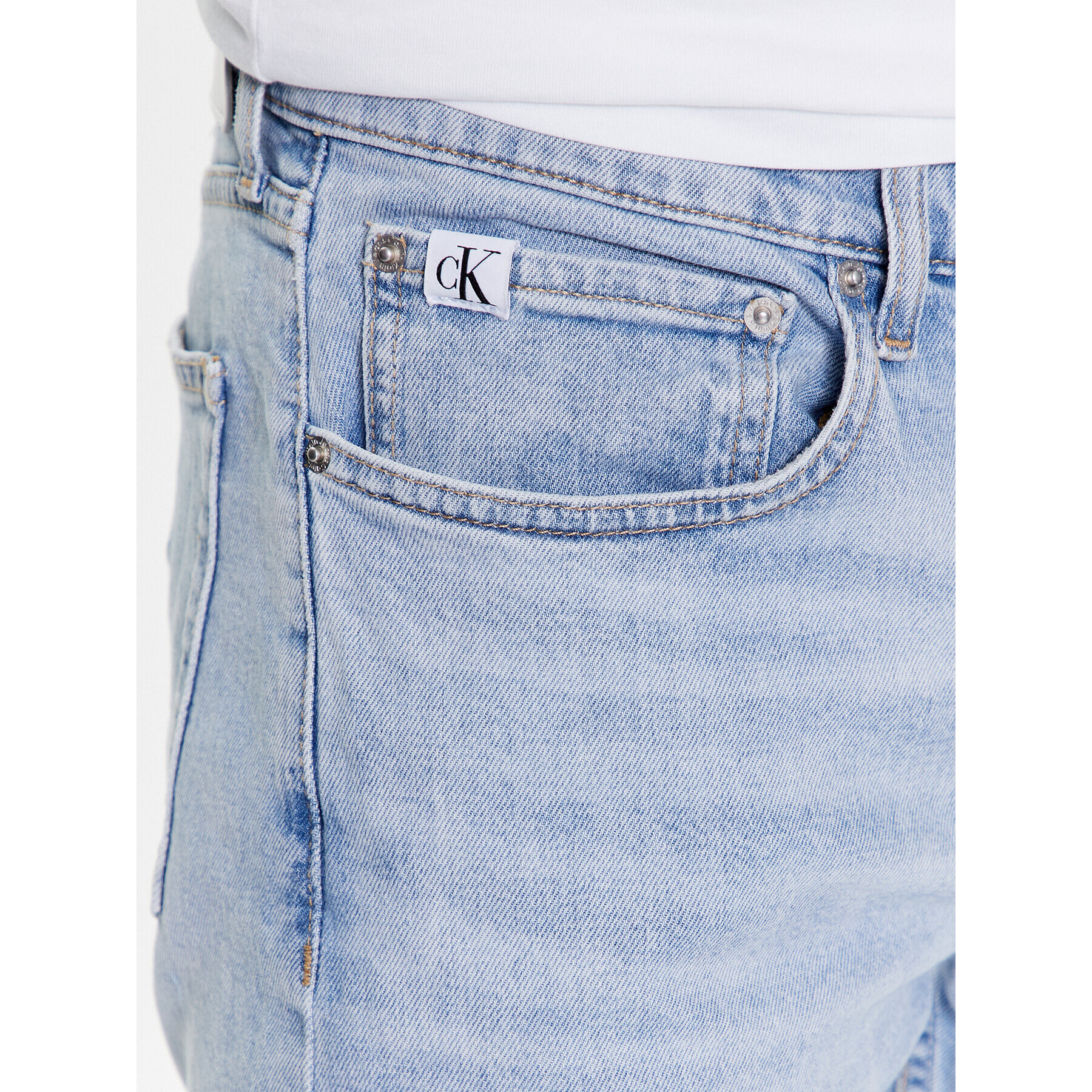 Calvin Klein Jeans Дънки J30J322794 Син Slim Fit - Pepit.bg