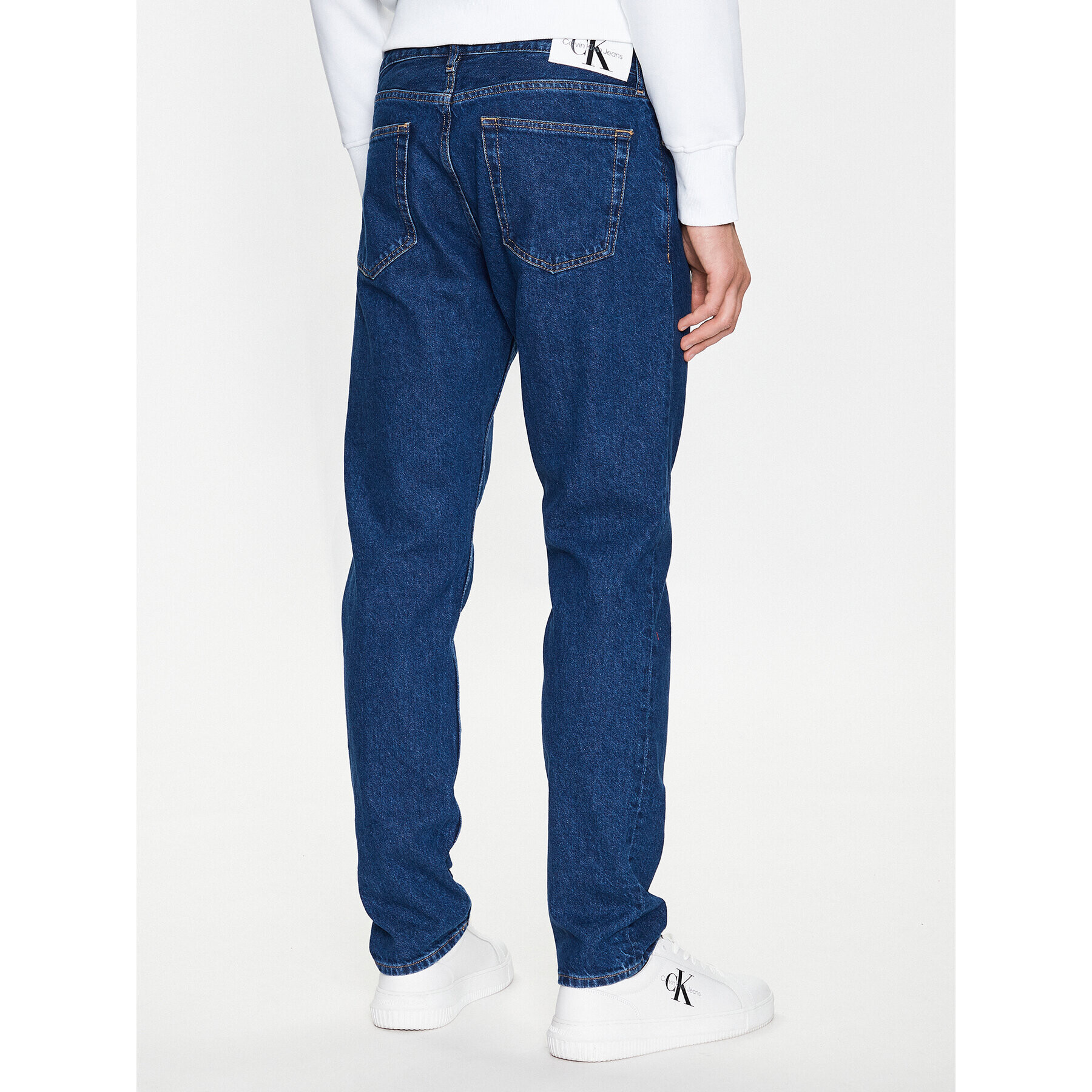 Calvin Klein Jeans Дънки J30J322795 Син Relaxed Fit - Pepit.bg