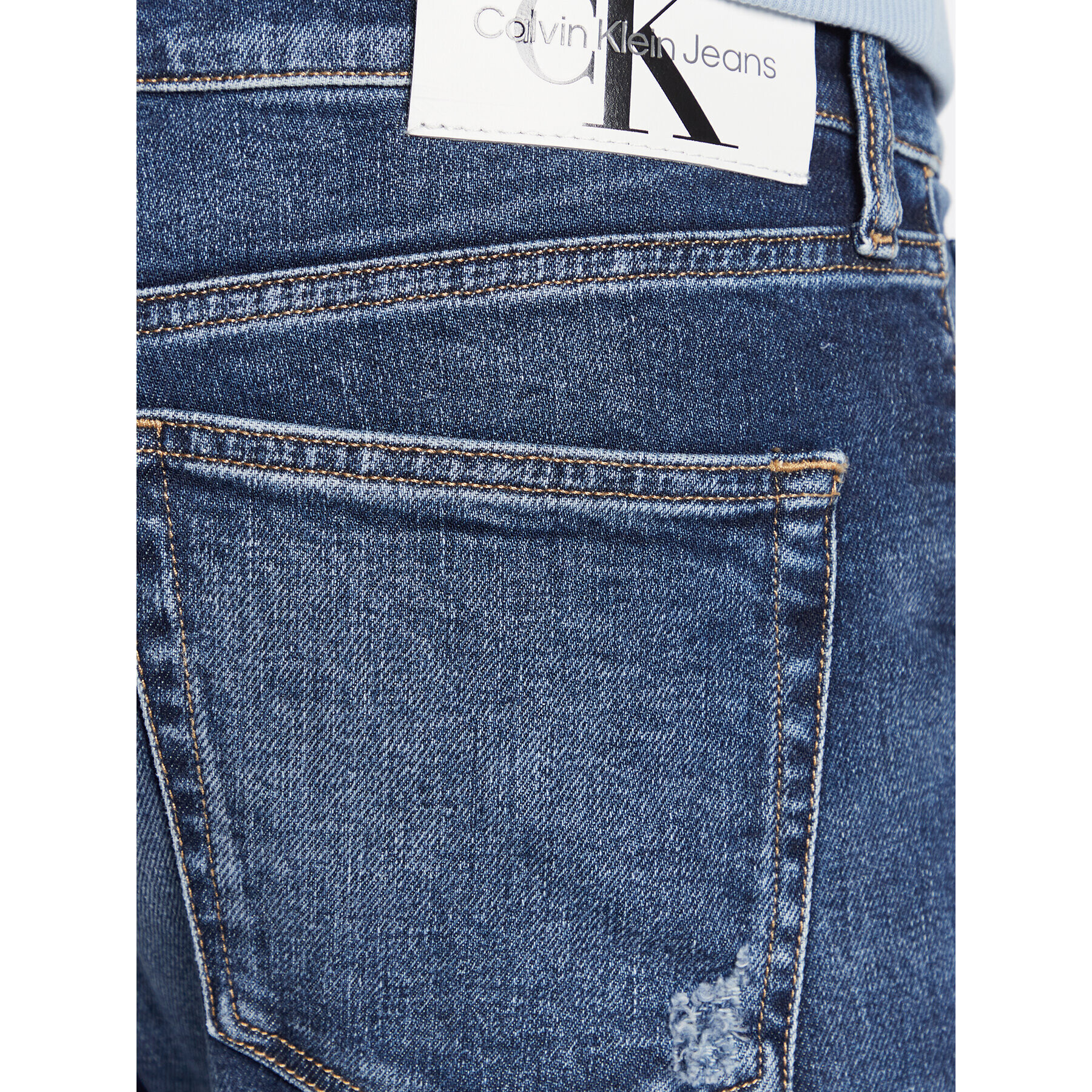 Calvin Klein Jeans Дънки J30J322803 Син Slim Taper Fit - Pepit.bg