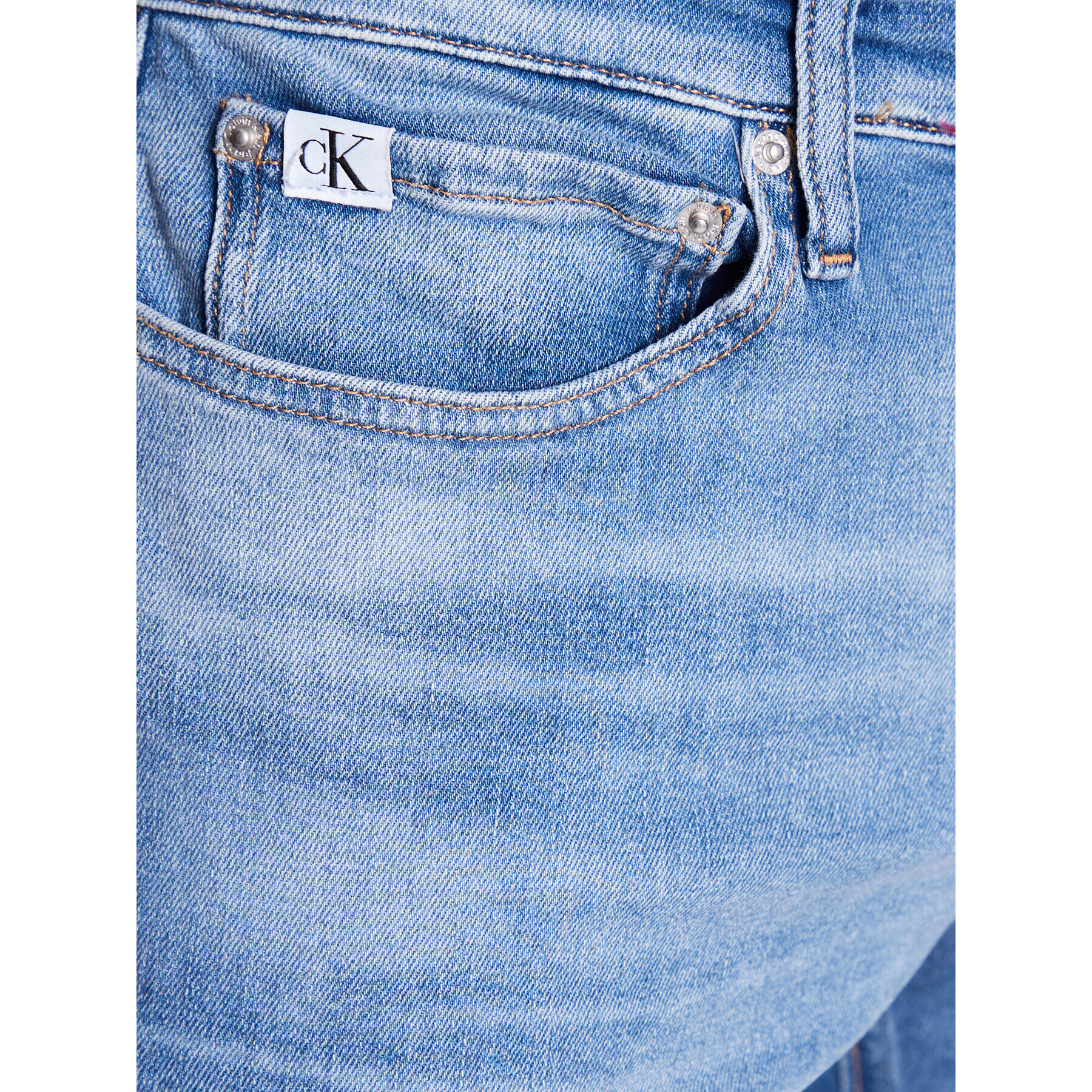 Calvin Klein Jeans Дънки J30J322806 Син Slim Fit - Pepit.bg