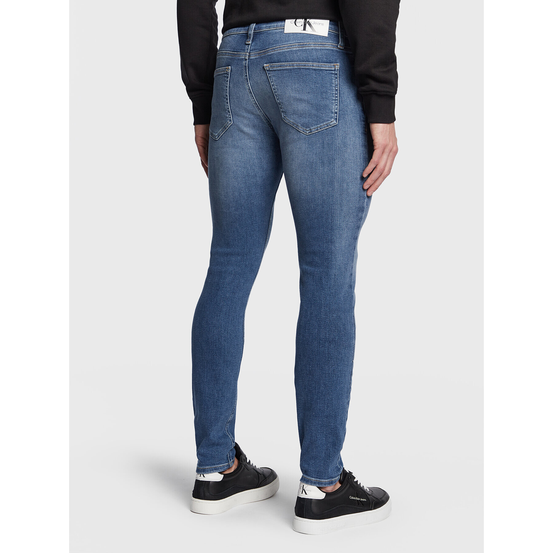 Calvin Klein Jeans Дънки J30J322810 Син Super Skinny Fit - Pepit.bg