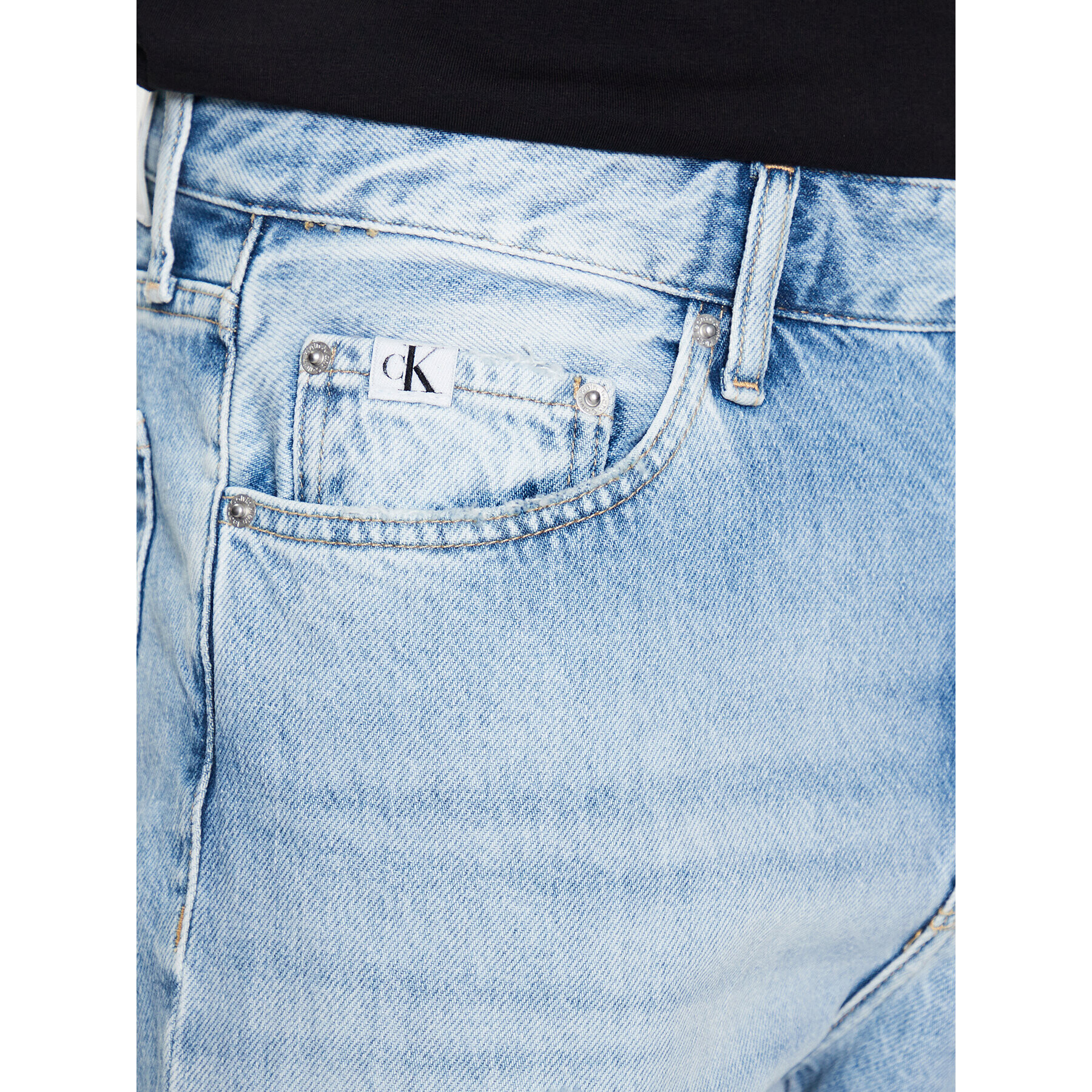 Calvin Klein Jeans Дънки J30J322815 Син Taper Fit - Pepit.bg