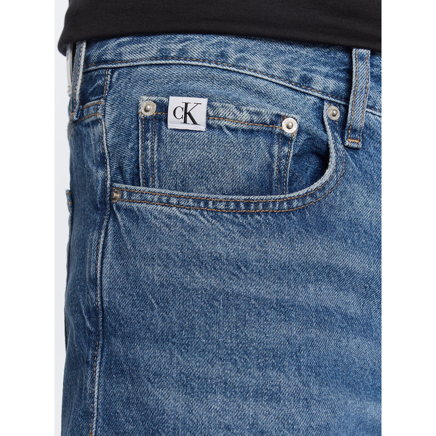 Calvin Klein Jeans Дънки J30J322818 Син Loose Fit - Pepit.bg