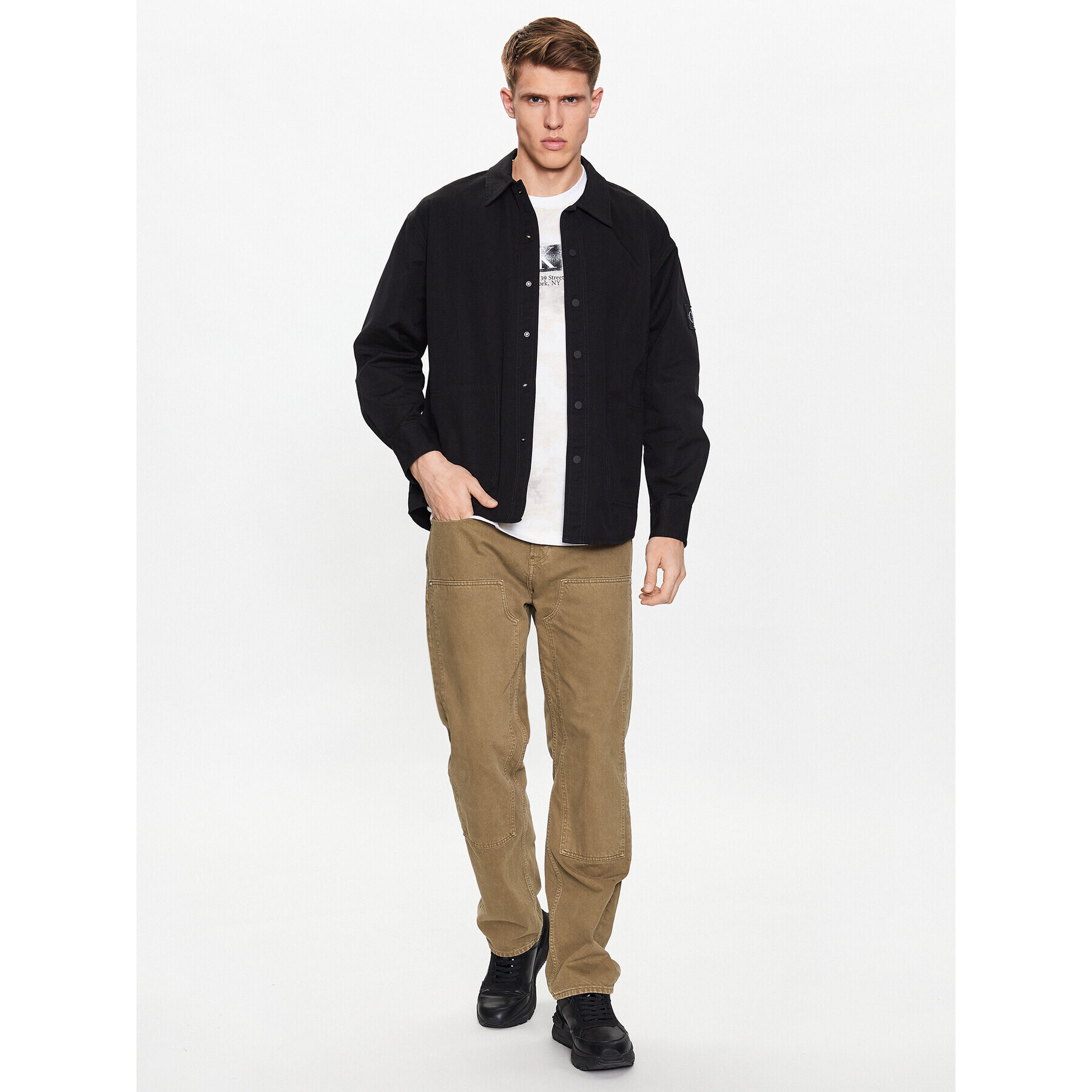 Calvin Klein Jeans Дънки J30J322820 Кафяв Regular Fit - Pepit.bg