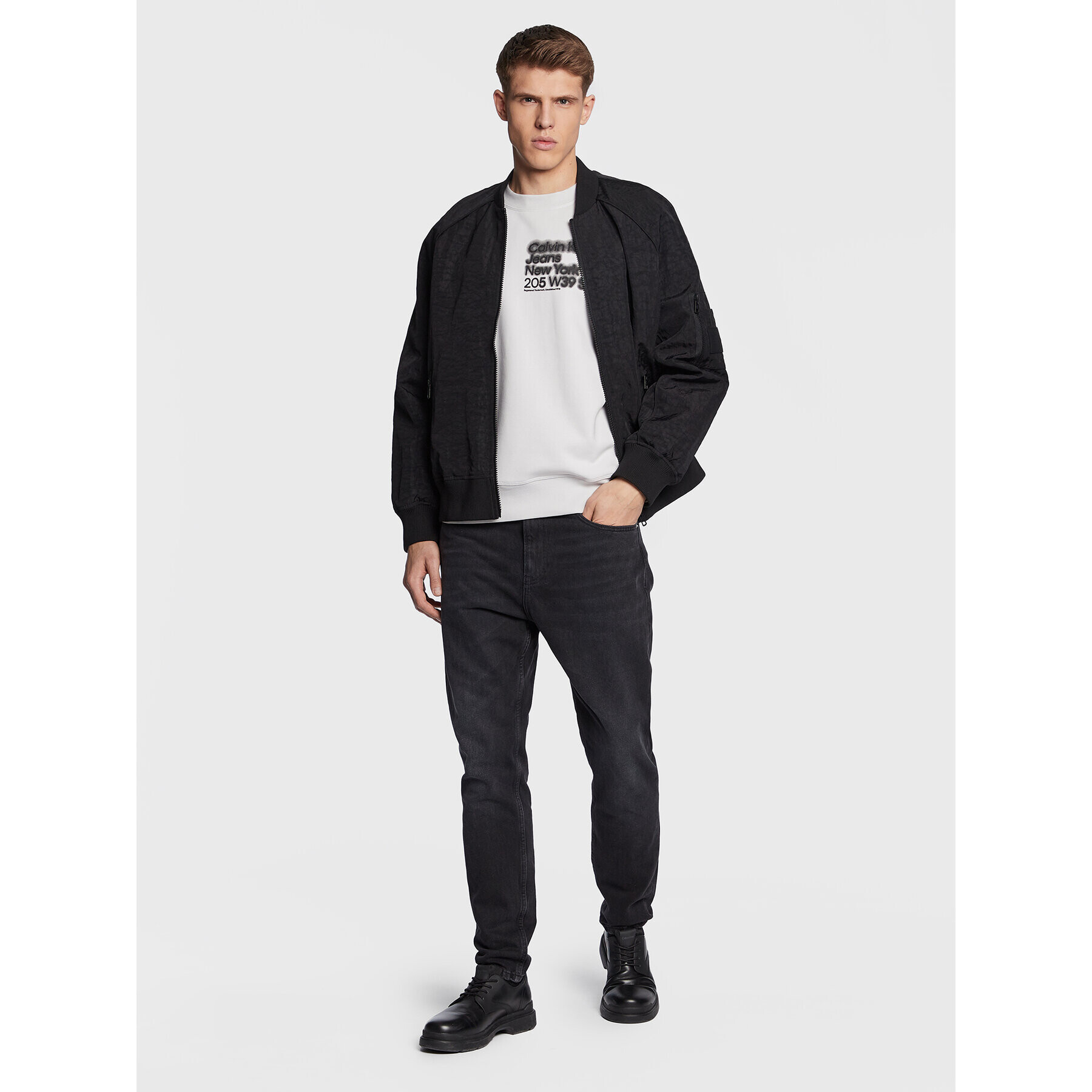 Calvin Klein Jeans Дънки J30J322821 Черен Regular Fit - Pepit.bg