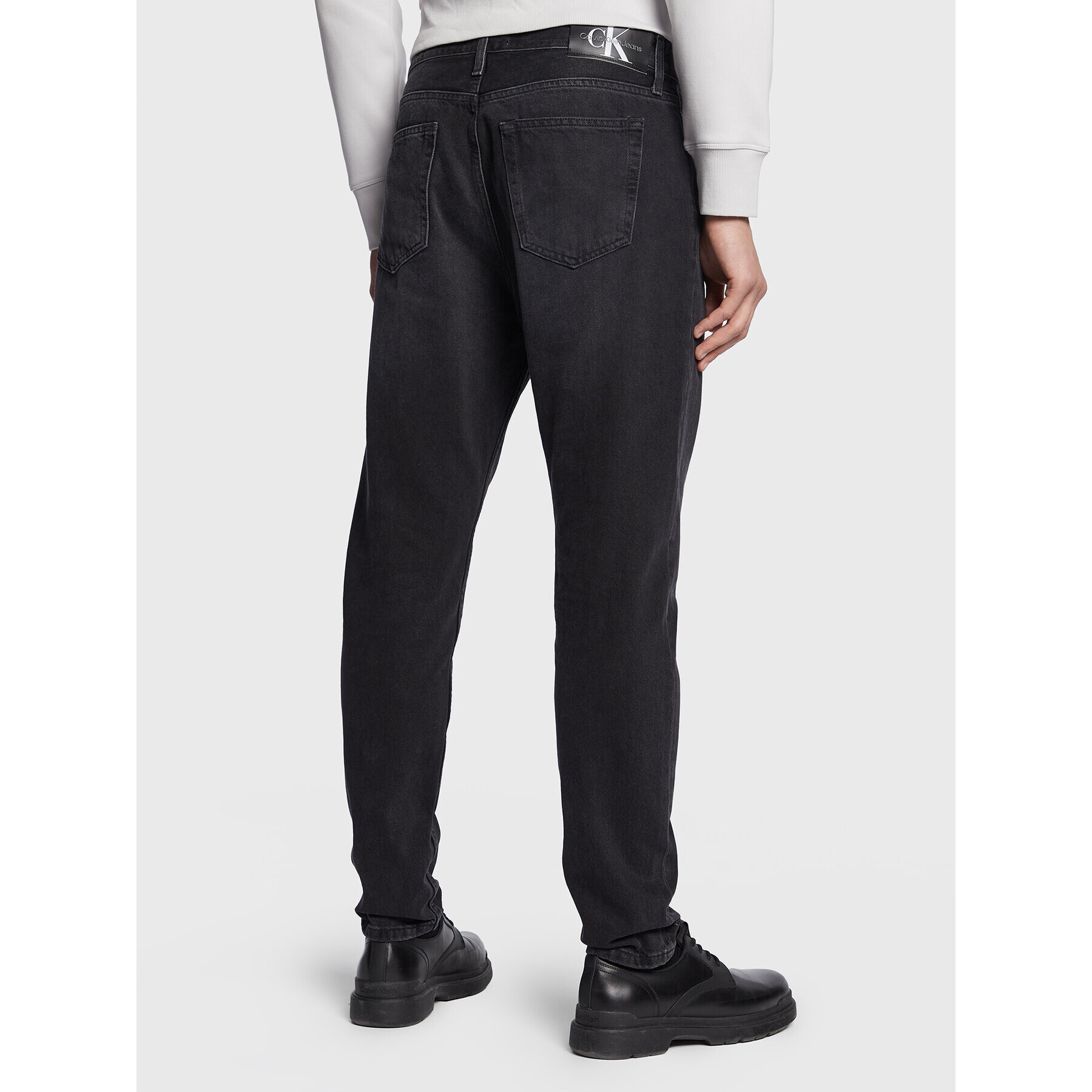 Calvin Klein Jeans Дънки J30J322821 Черен Regular Fit - Pepit.bg