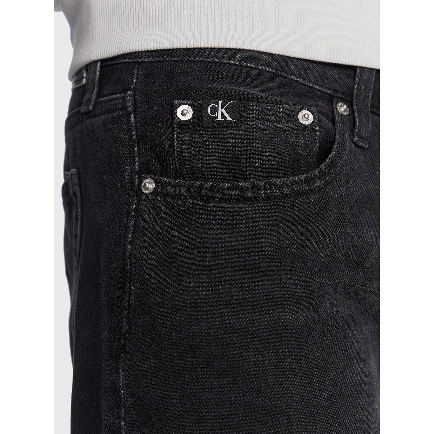 Calvin Klein Jeans Дънки J30J322821 Черен Regular Fit - Pepit.bg