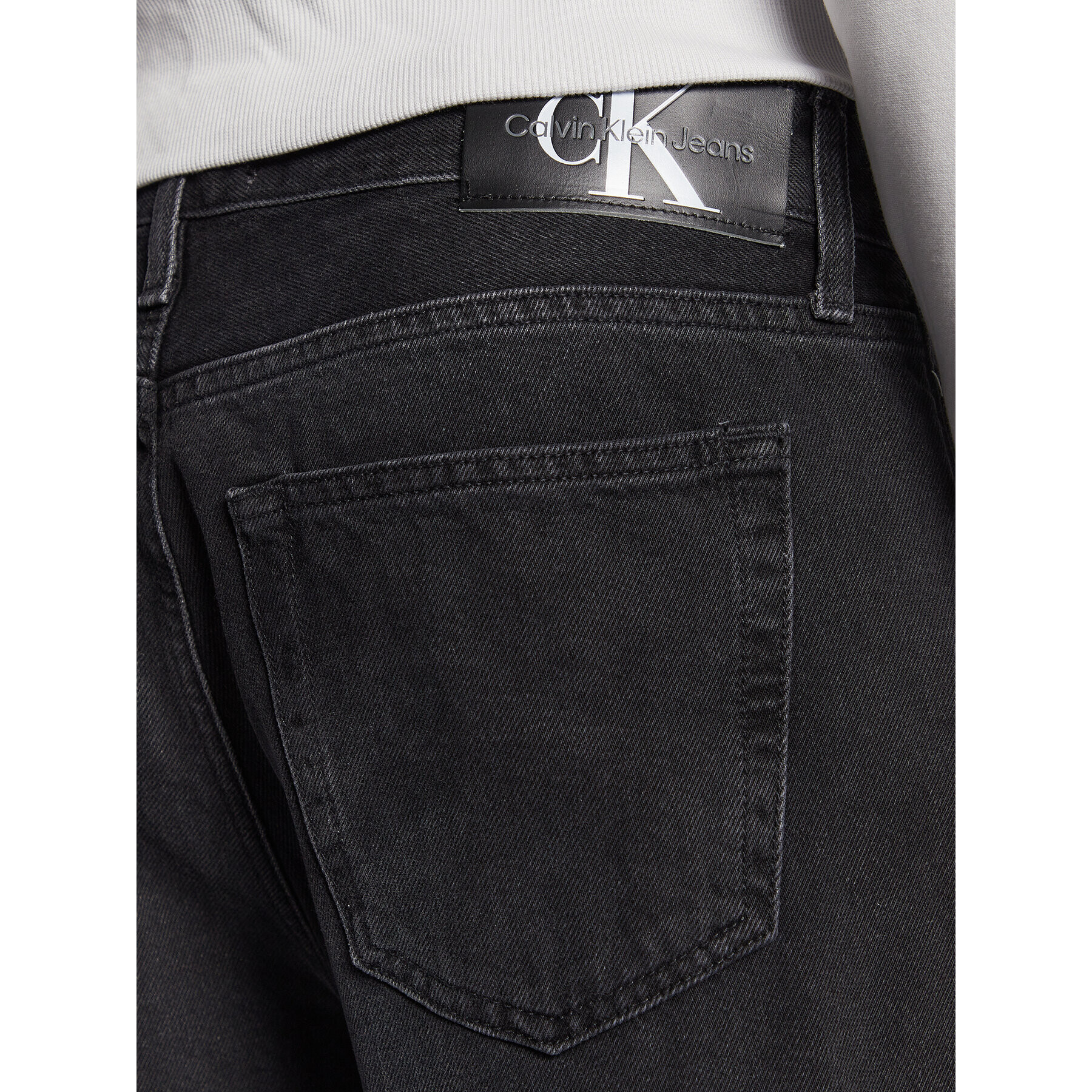 Calvin Klein Jeans Дънки J30J322821 Черен Regular Fit - Pepit.bg