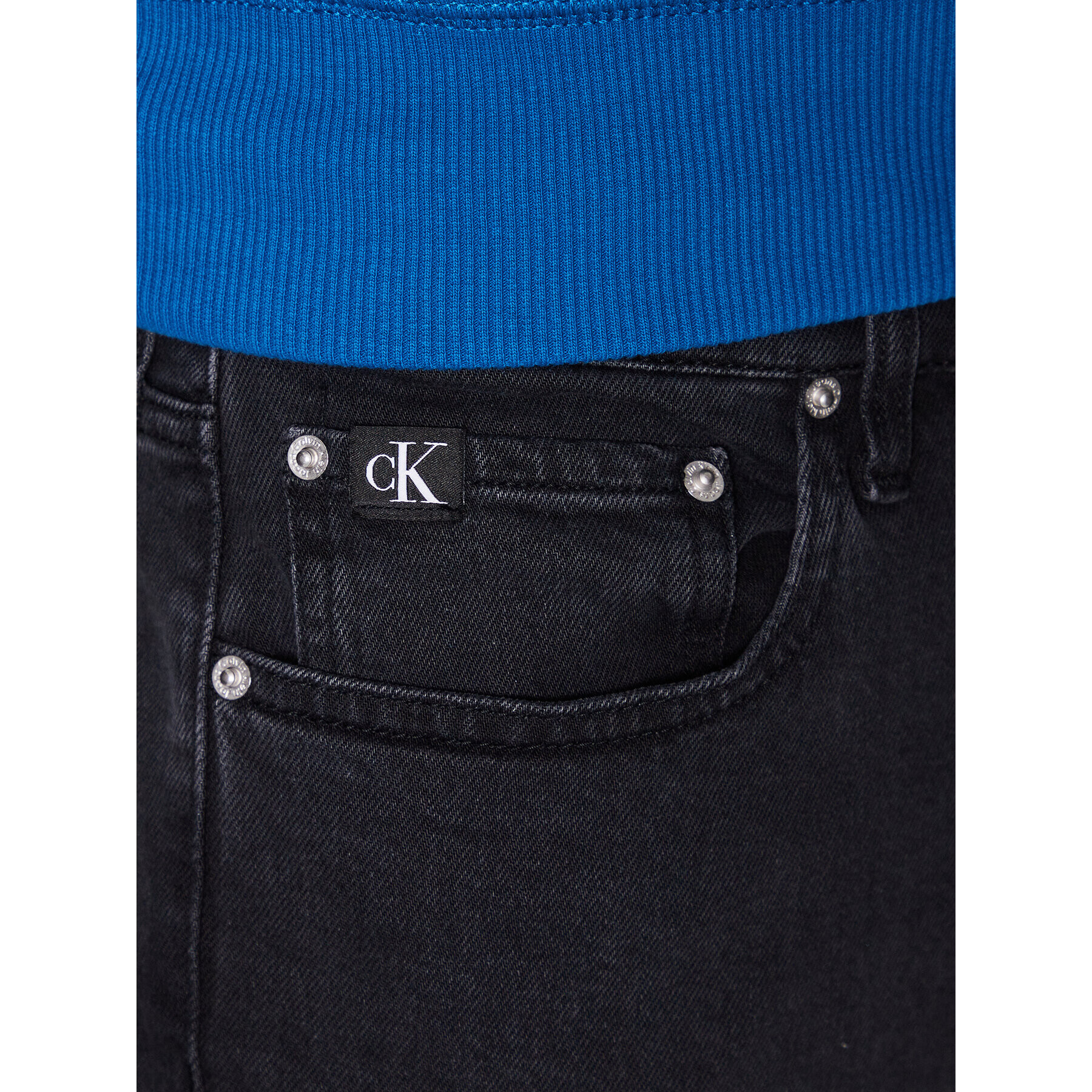 Calvin Klein Jeans Дънки J30J322825 Черен Relaxed Fit - Pepit.bg