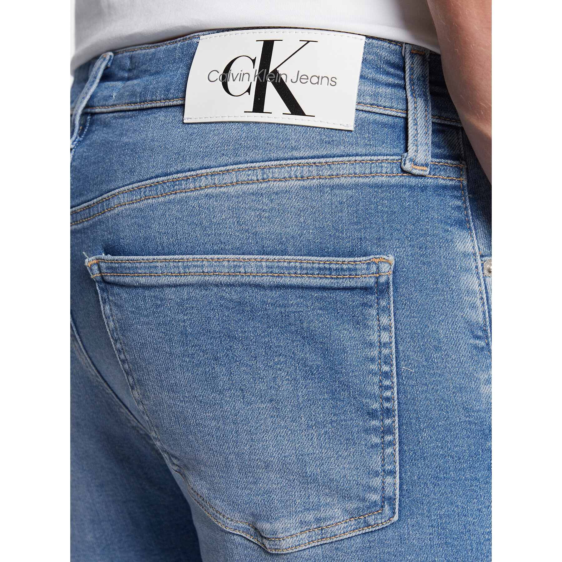 Calvin Klein Jeans Дънки J30J322830 Син Skinny Fit - Pepit.bg