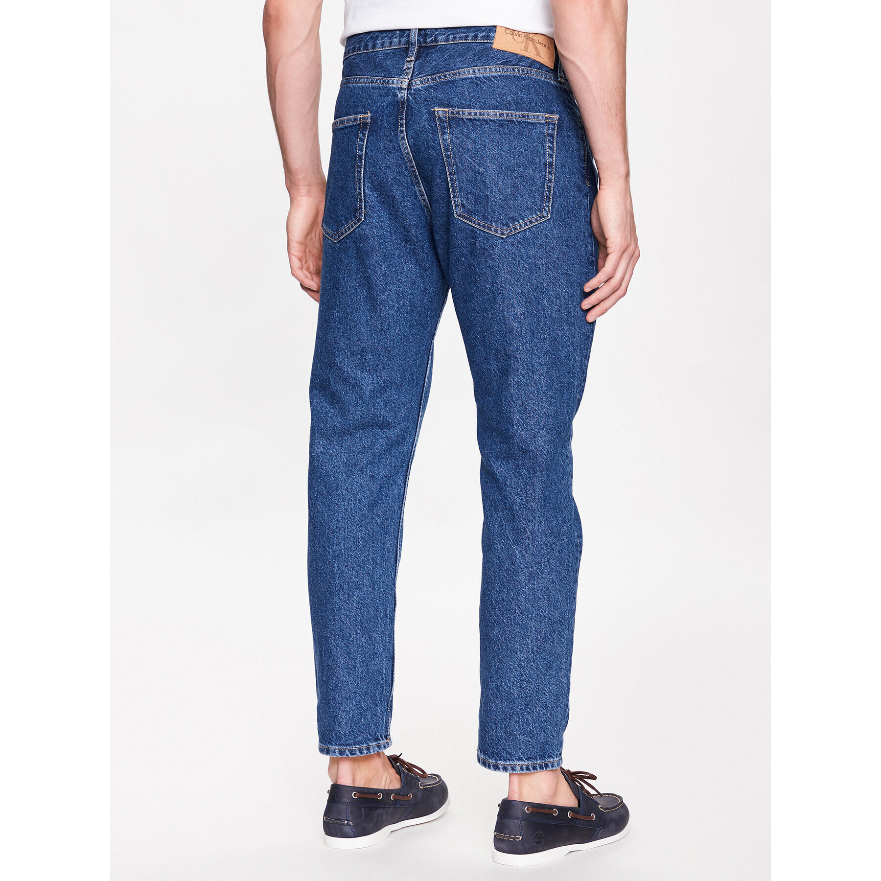 Calvin Klein Jeans Дънки J30J322831 Тъмносин Relaxed Fit - Pepit.bg