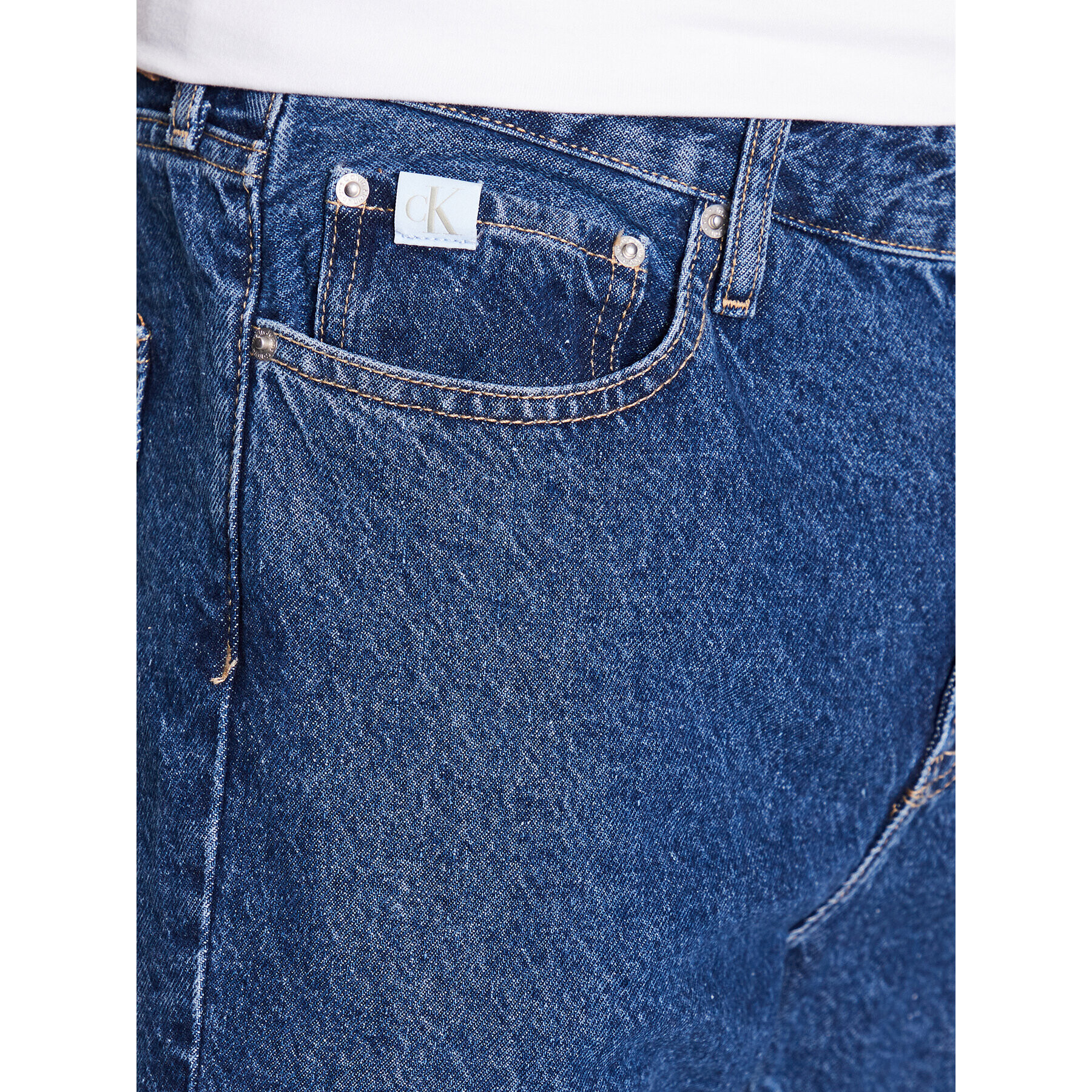 Calvin Klein Jeans Дънки J30J322831 Тъмносин Relaxed Fit - Pepit.bg