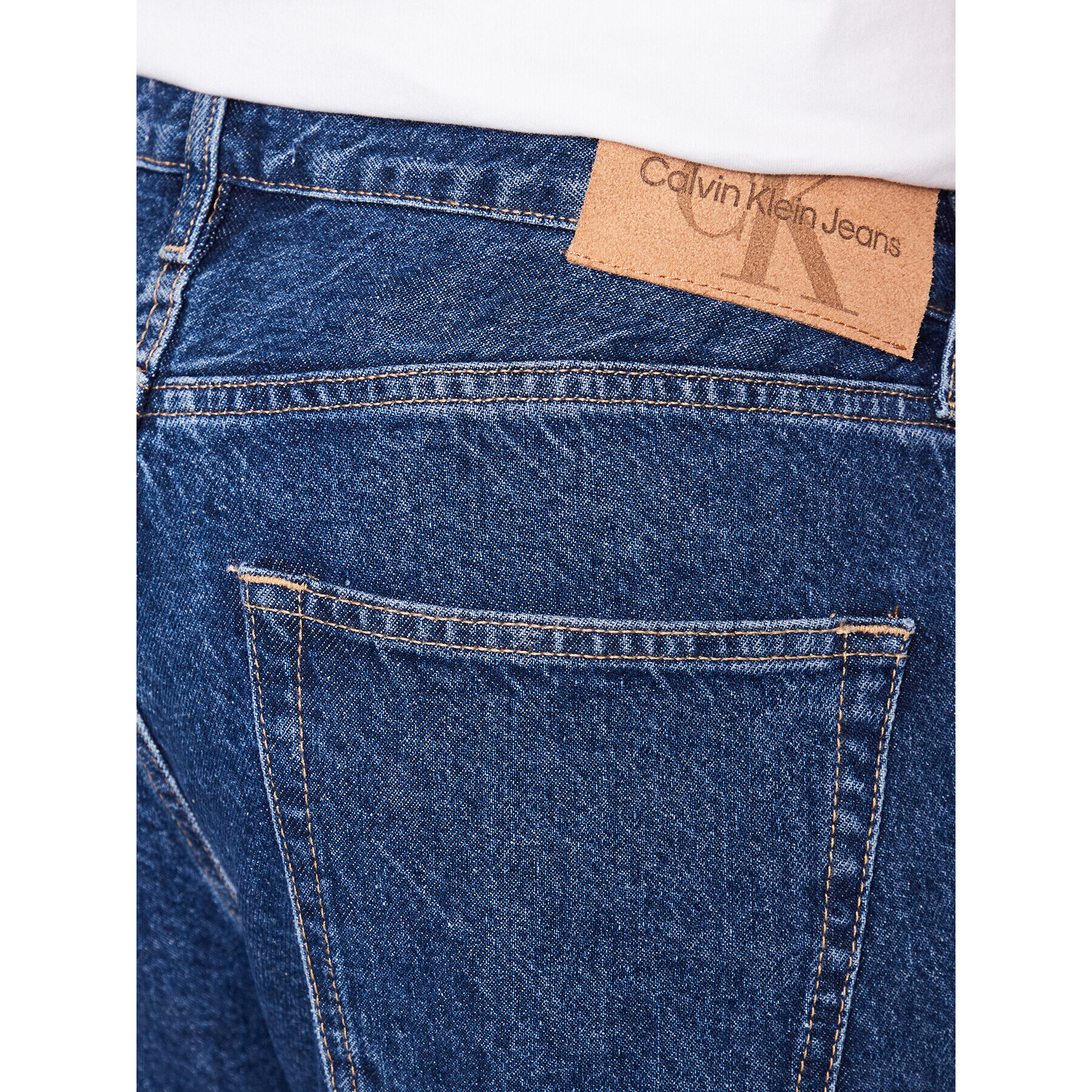 Calvin Klein Jeans Дънки J30J322831 Тъмносин Relaxed Fit - Pepit.bg