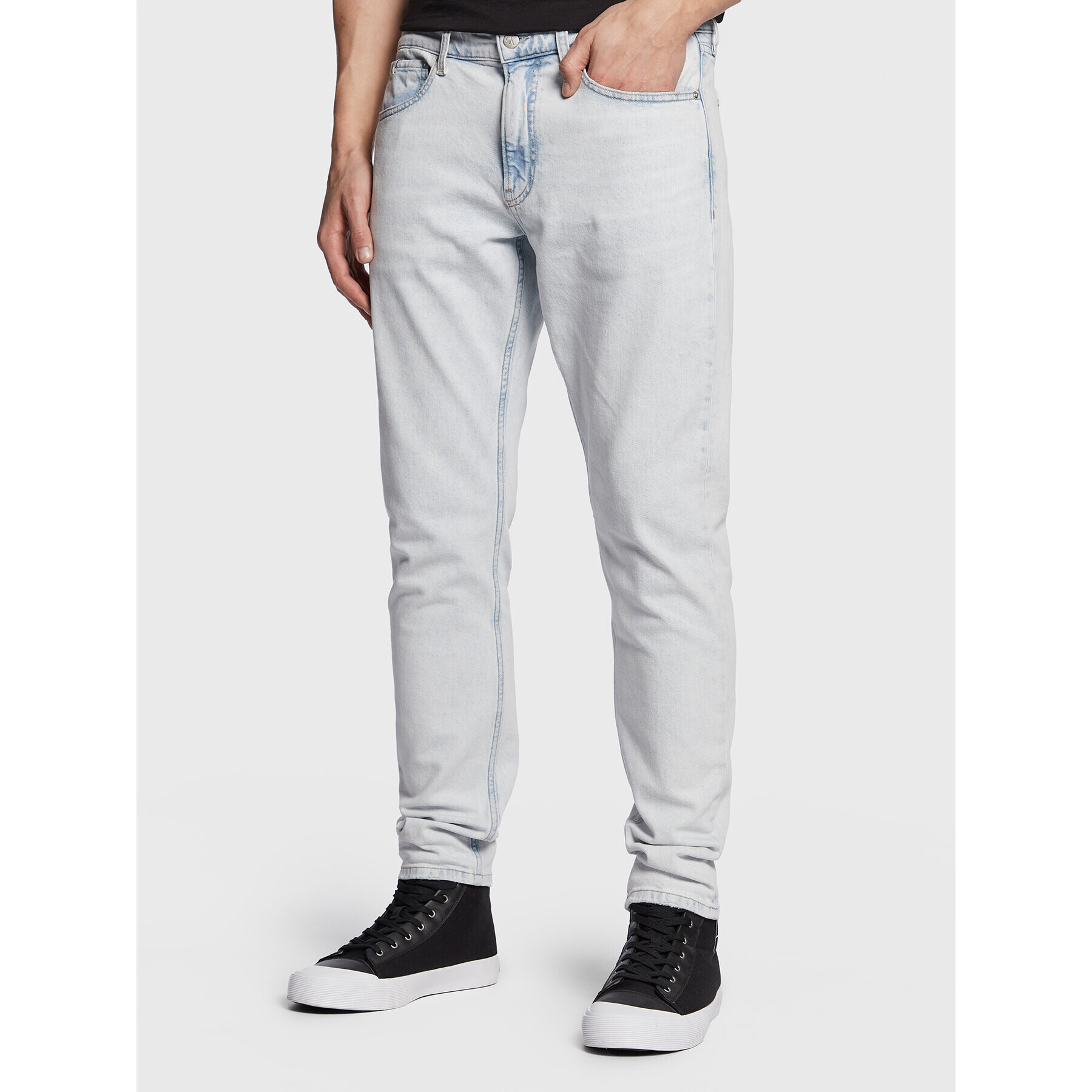 Calvin Klein Jeans Дънки J30J322832 Син Slim Fit - Pepit.bg