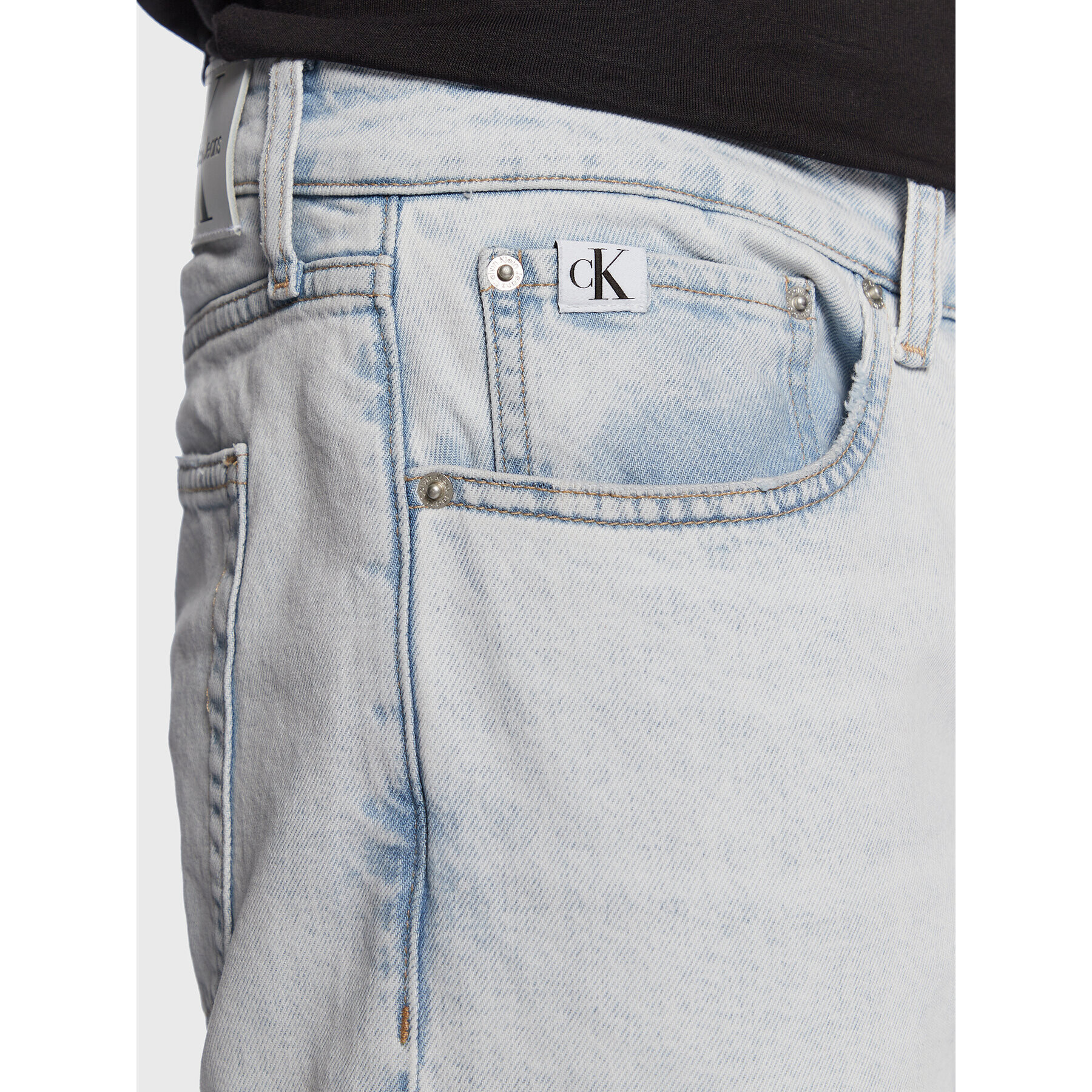 Calvin Klein Jeans Дънки J30J322832 Син Slim Fit - Pepit.bg