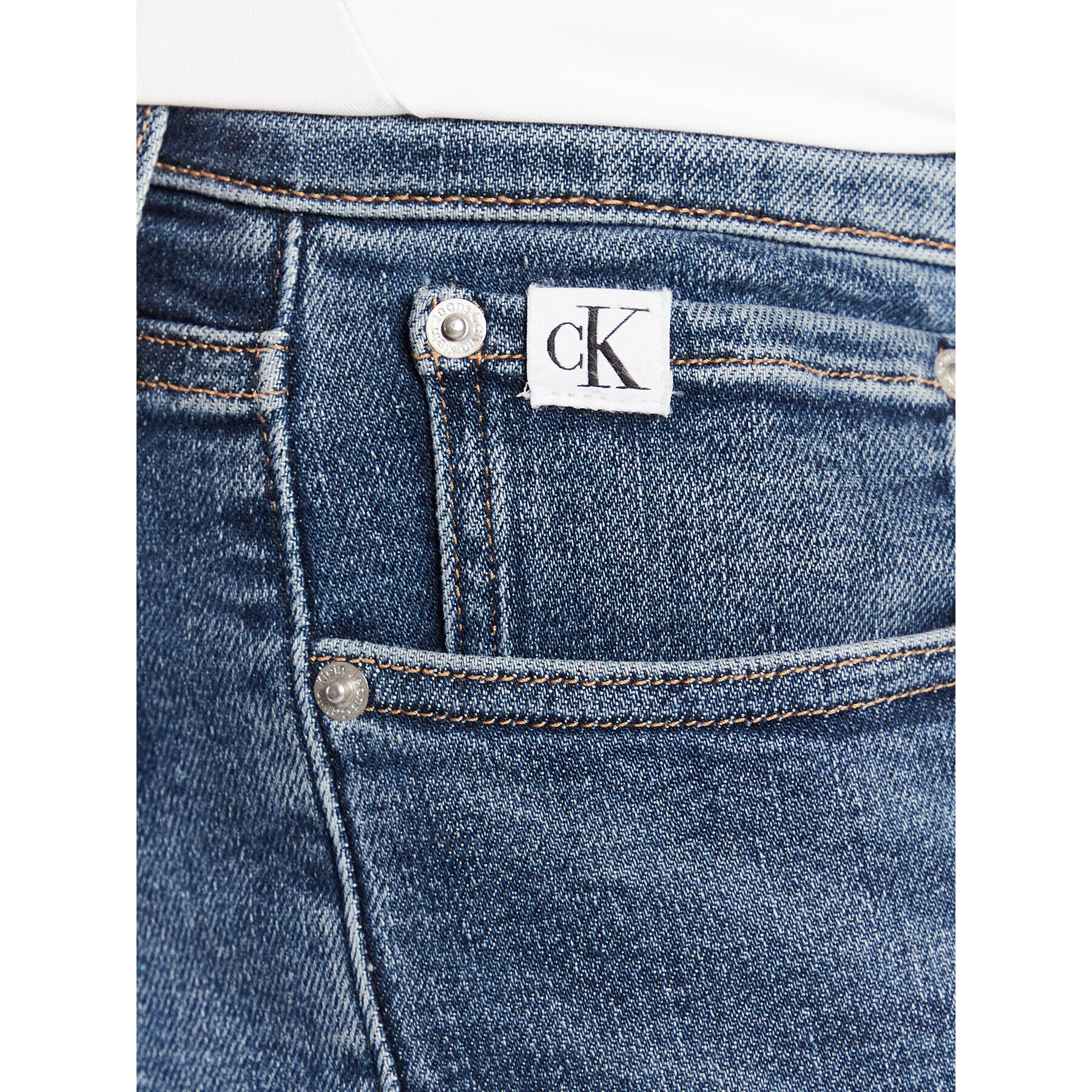 Calvin Klein Jeans Дънки J30J322834 Тъмносин Skinny Fit - Pepit.bg