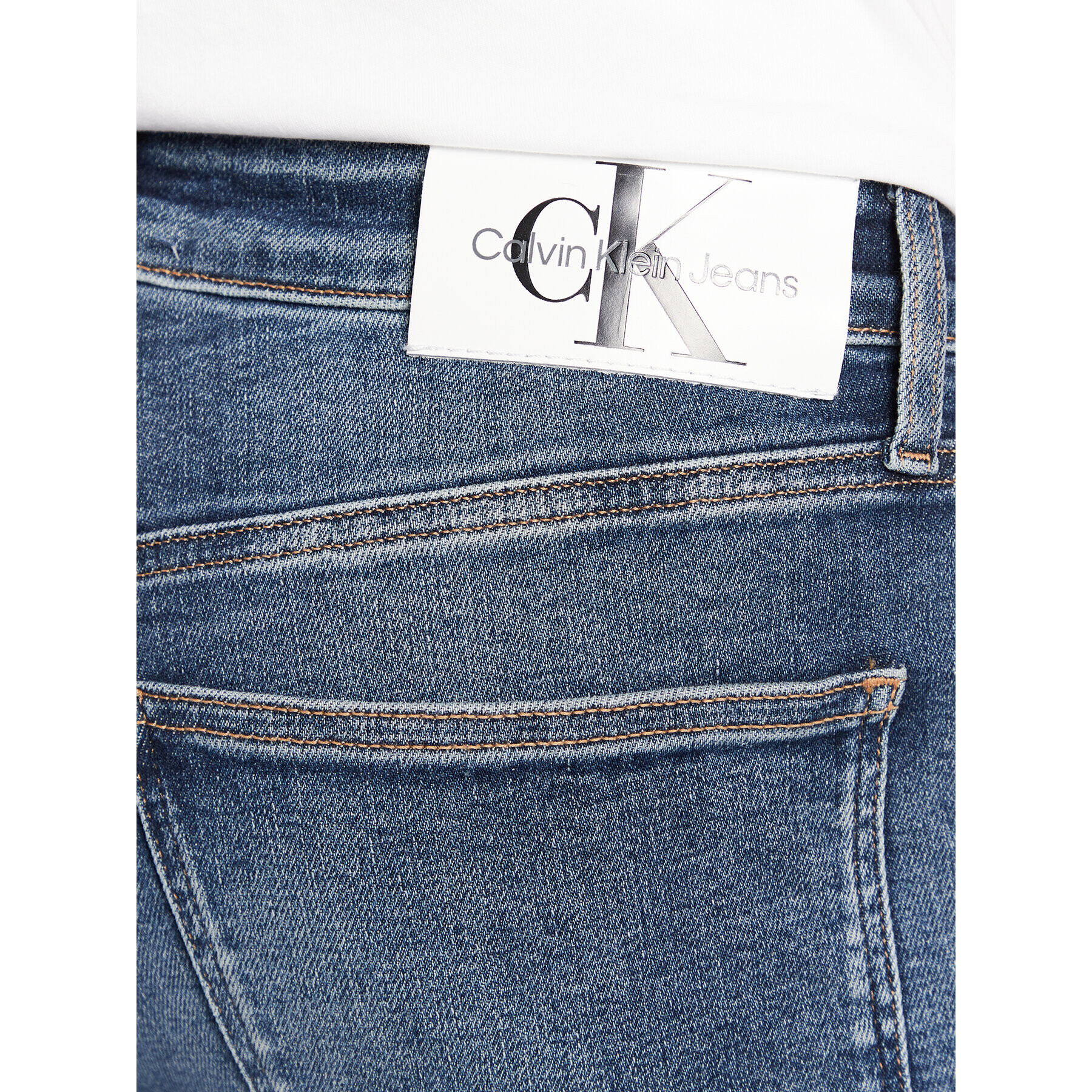 Calvin Klein Jeans Дънки J30J322834 Тъмносин Skinny Fit - Pepit.bg