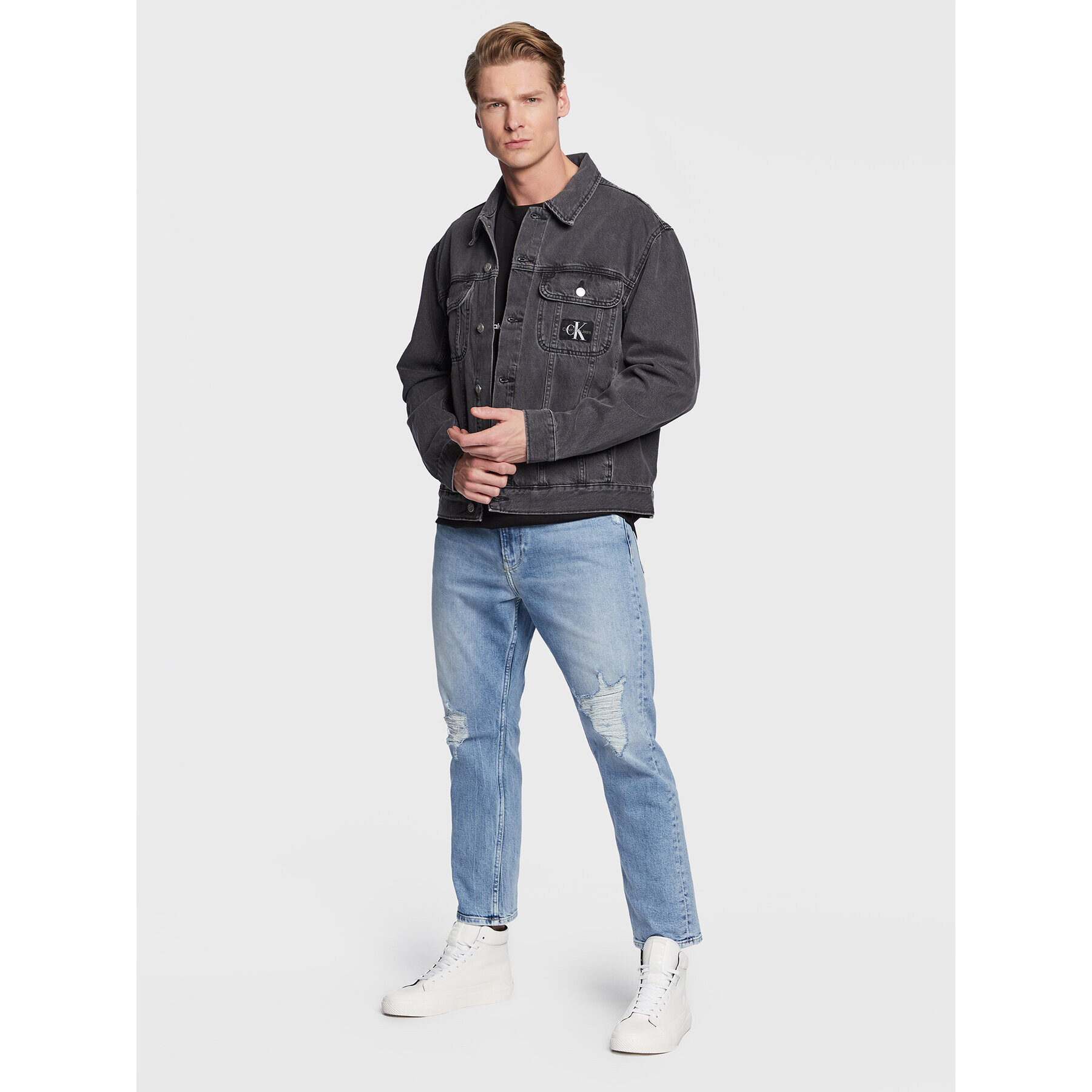 Calvin Klein Jeans Дънки J30J322835 Син Regular Fit - Pepit.bg