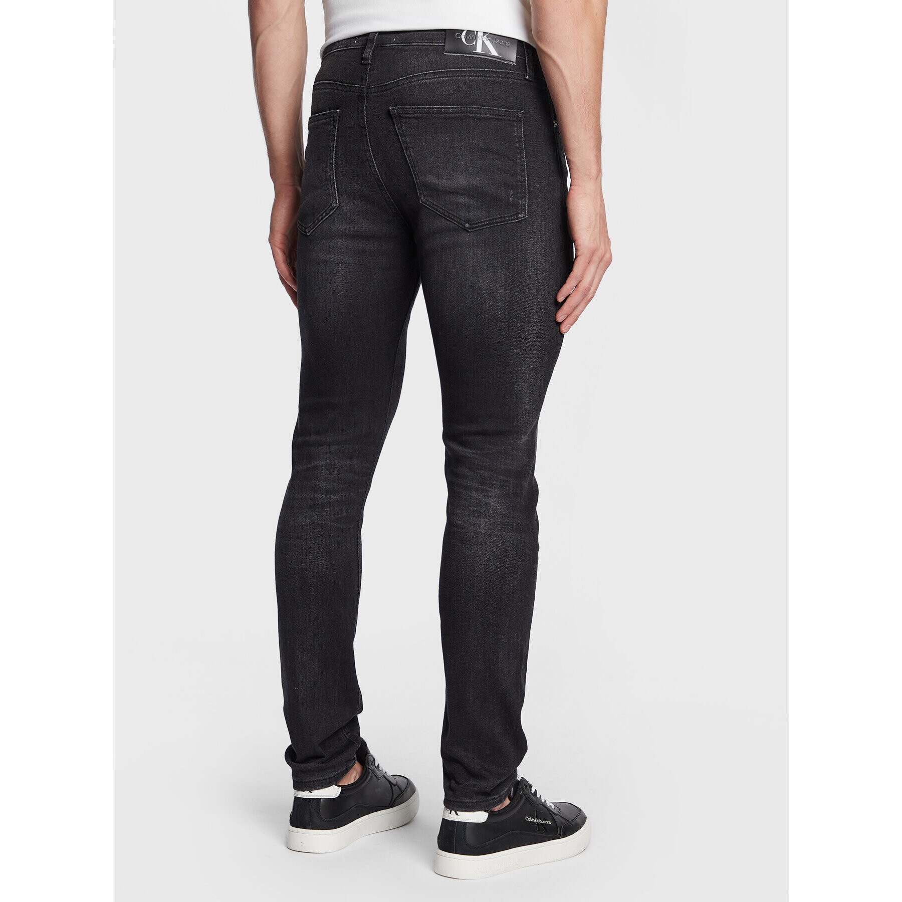 Calvin Klein Jeans Дънки J30J322836 Черен Skinny Fit - Pepit.bg