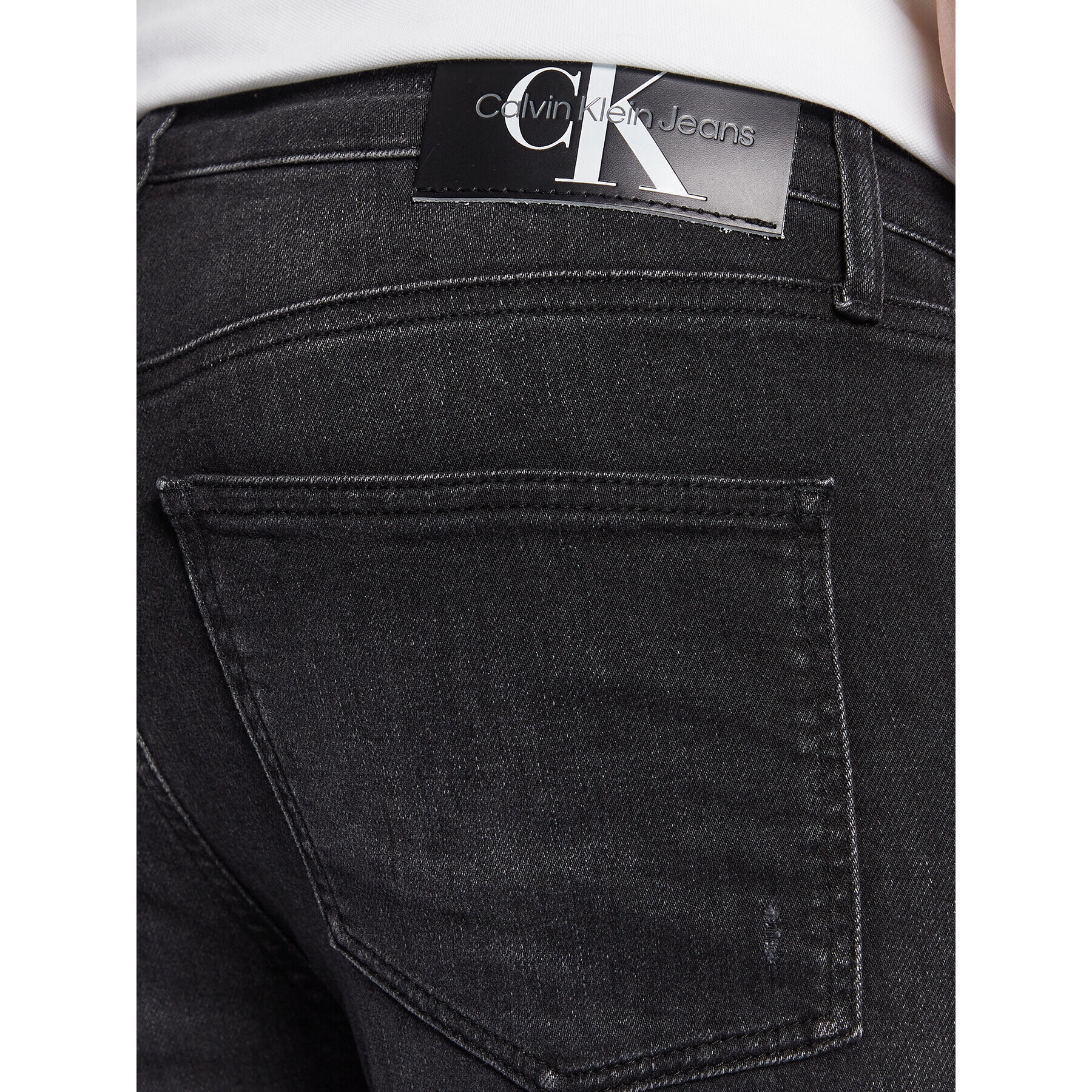 Calvin Klein Jeans Дънки J30J322836 Черен Skinny Fit - Pepit.bg