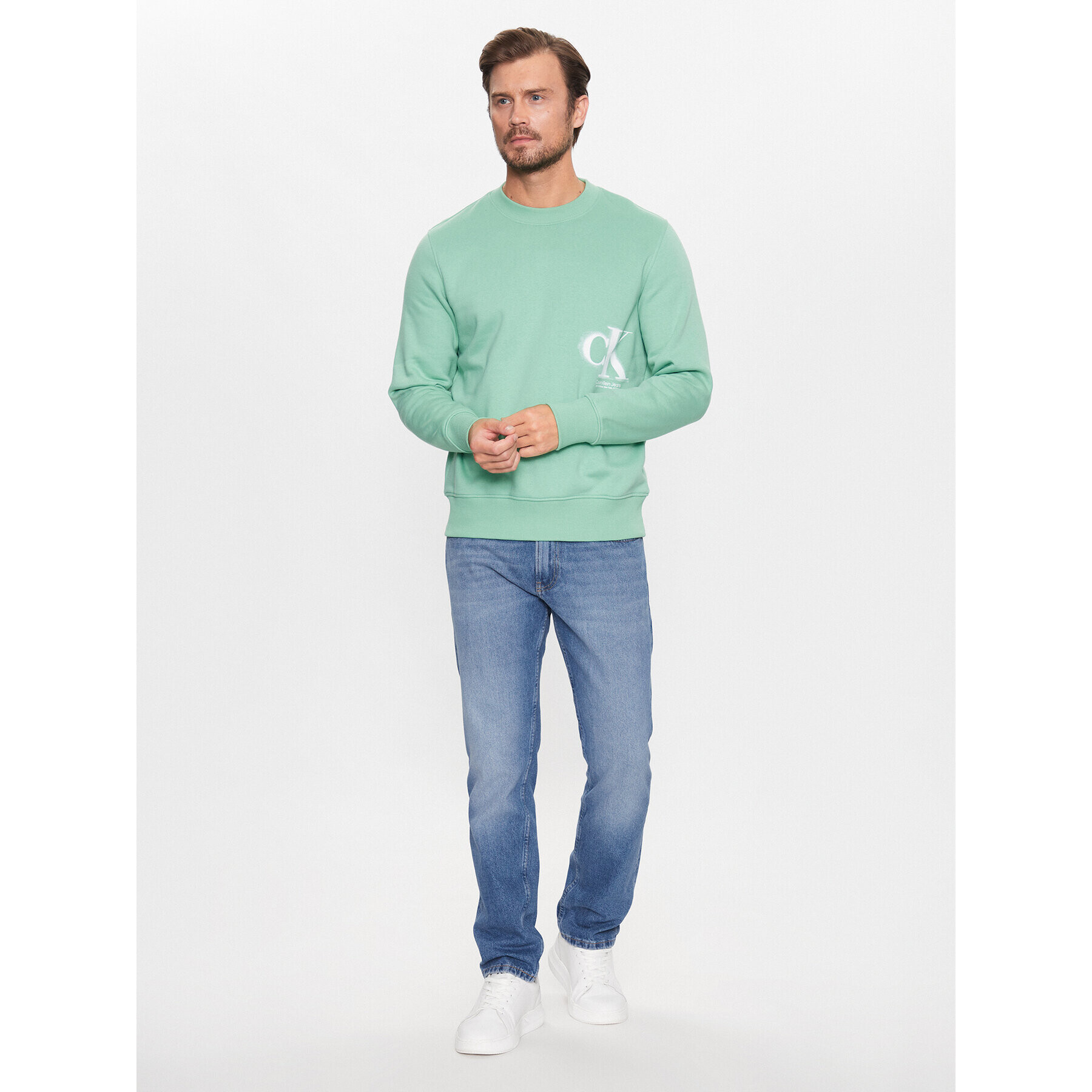 Calvin Klein Jeans Дънки J30J323341 Син Regular Fit - Pepit.bg