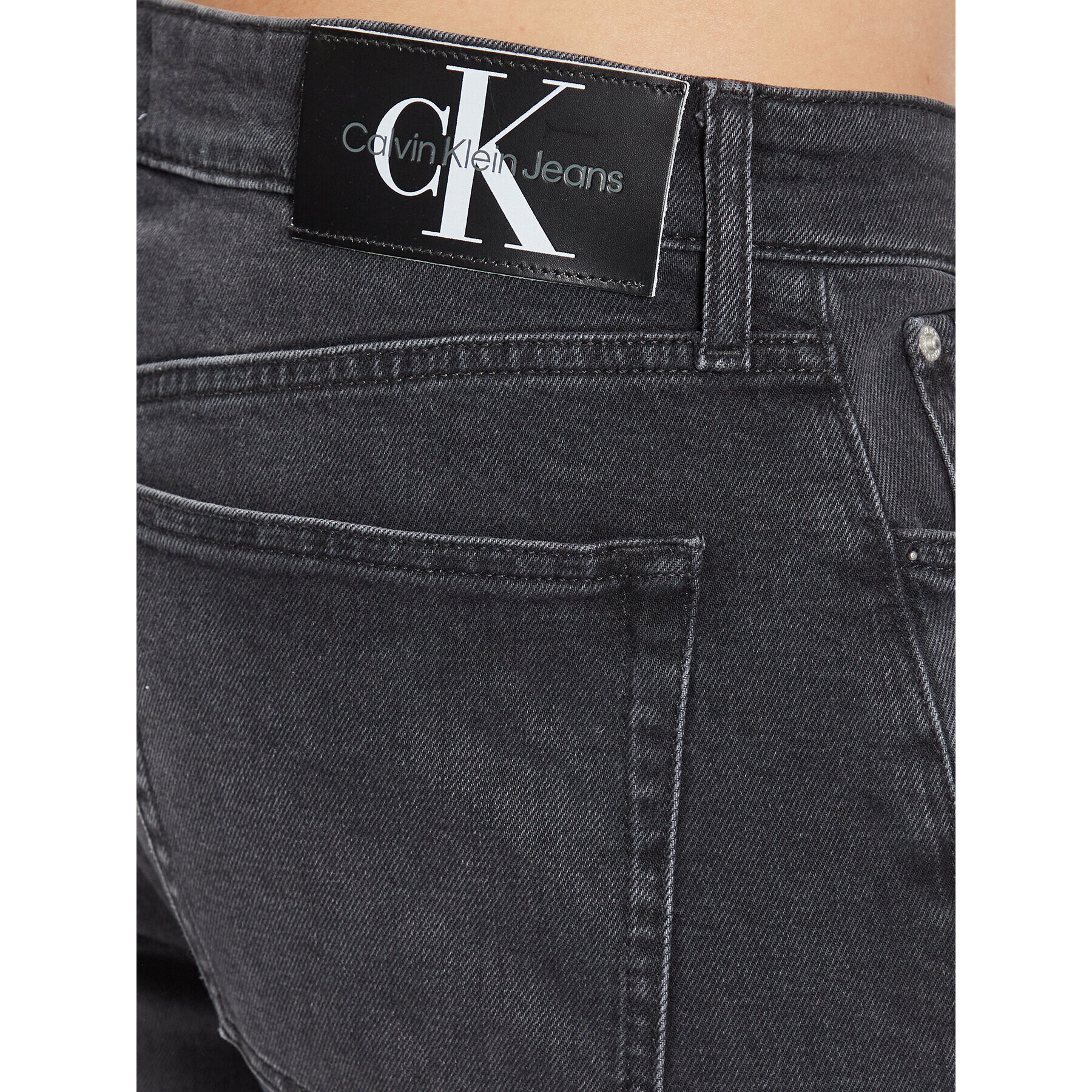 Calvin Klein Jeans Дънки J30J323360 Черен Slim Fit - Pepit.bg