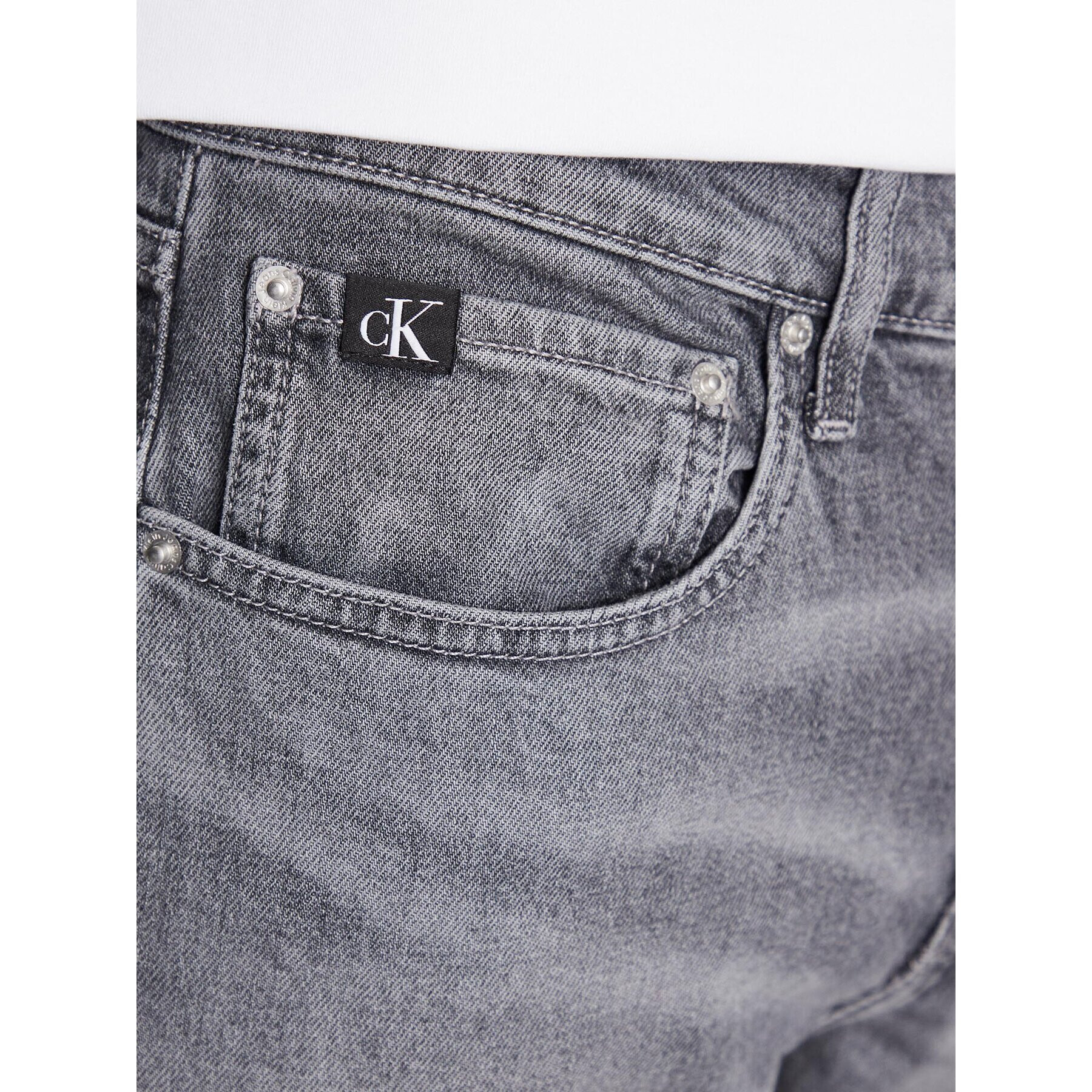 Calvin Klein Jeans Дънки J30J323363 Сив Slim Taper Fit - Pepit.bg