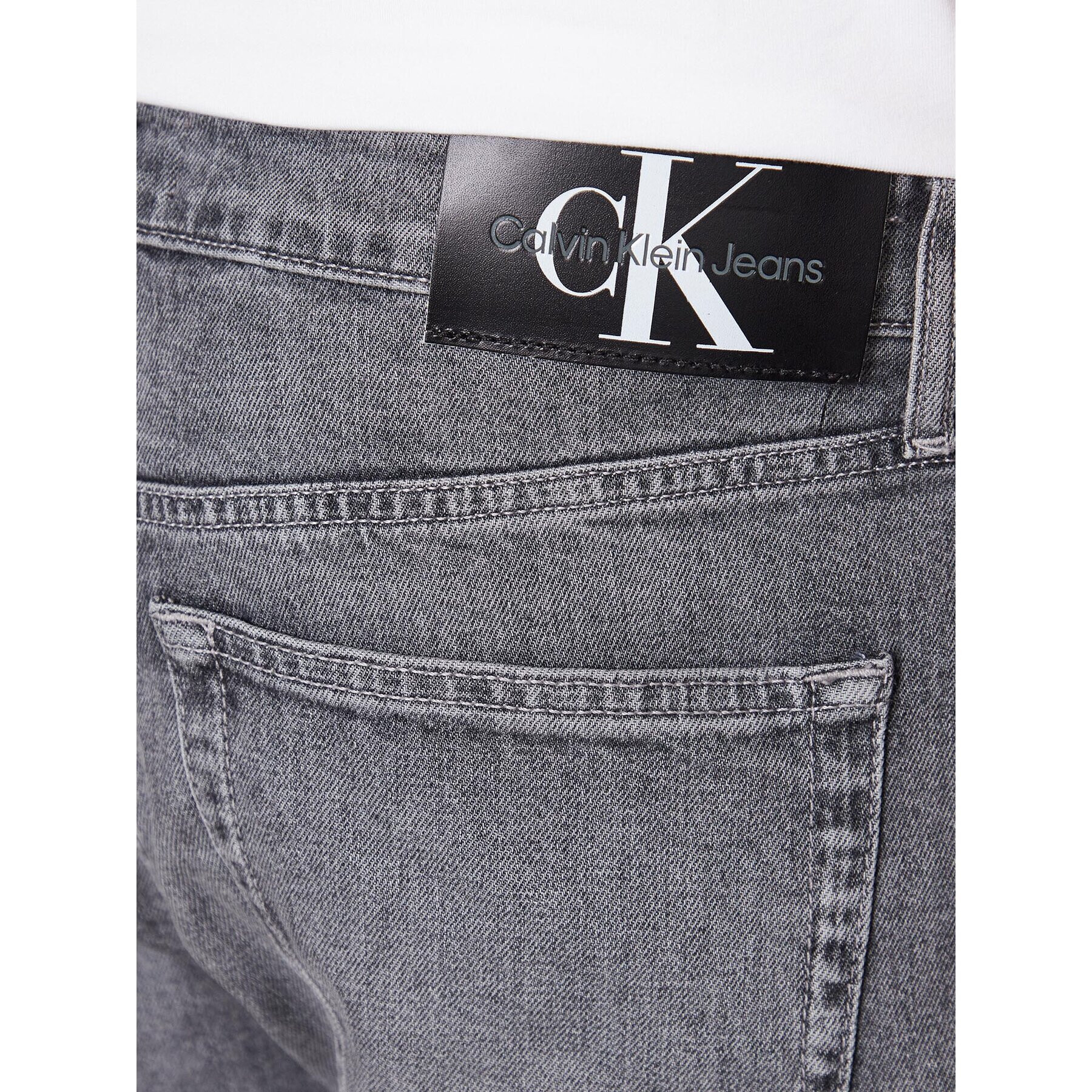 Calvin Klein Jeans Дънки J30J323363 Сив Slim Taper Fit - Pepit.bg