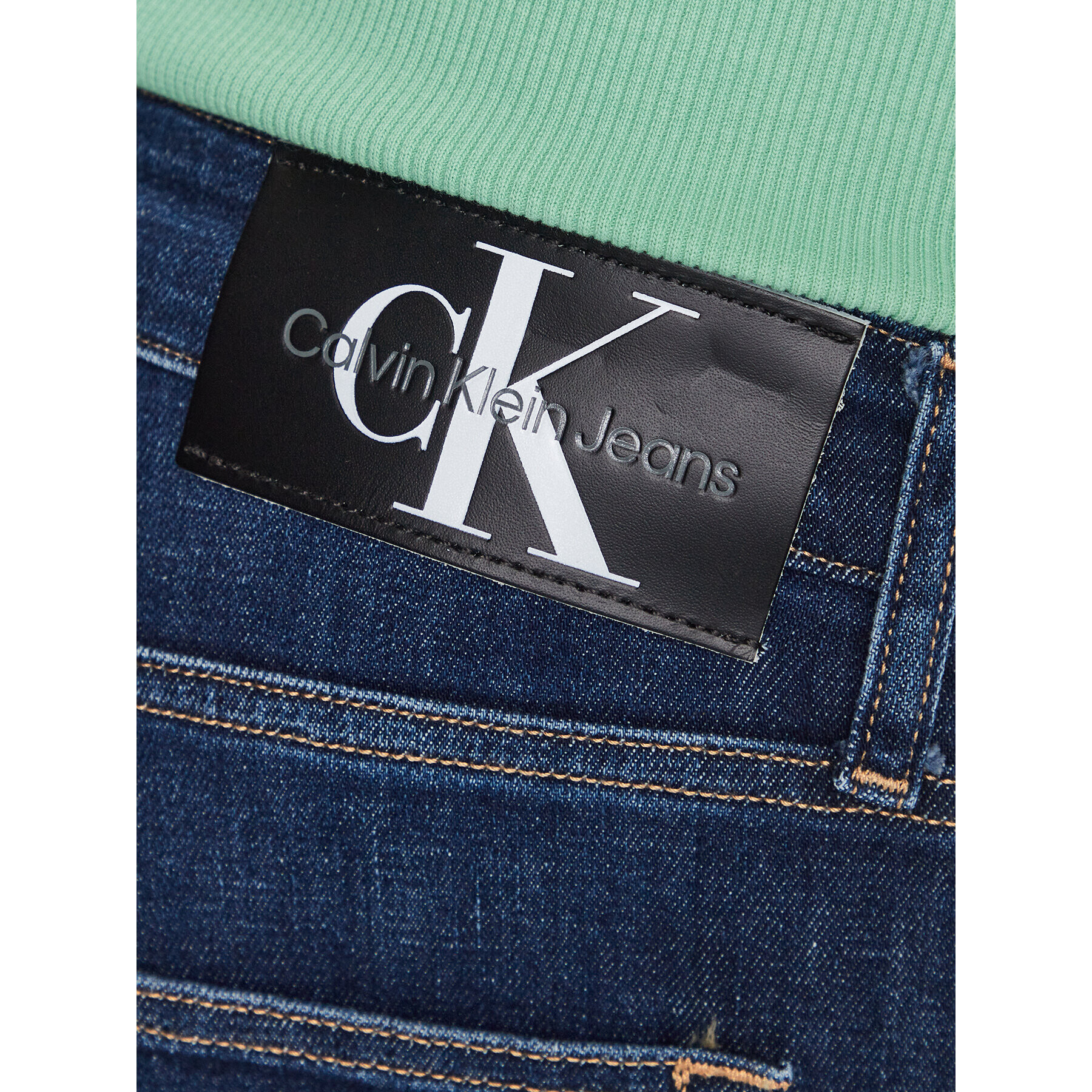 Calvin Klein Jeans Дънки J30J323384 Тъмносин Slim Fit - Pepit.bg