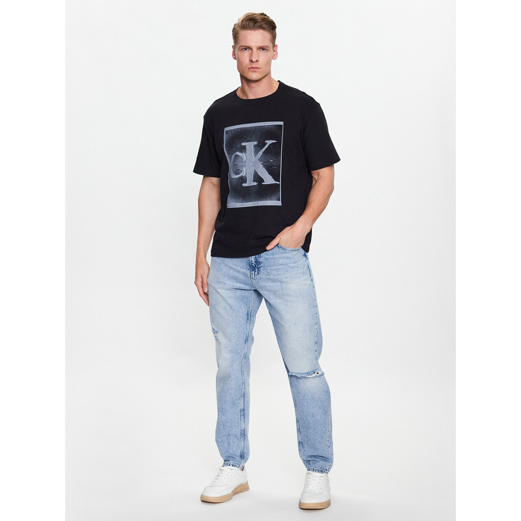 Calvin Klein Jeans Дънки J30J323385 Син Regular Fit - Pepit.bg