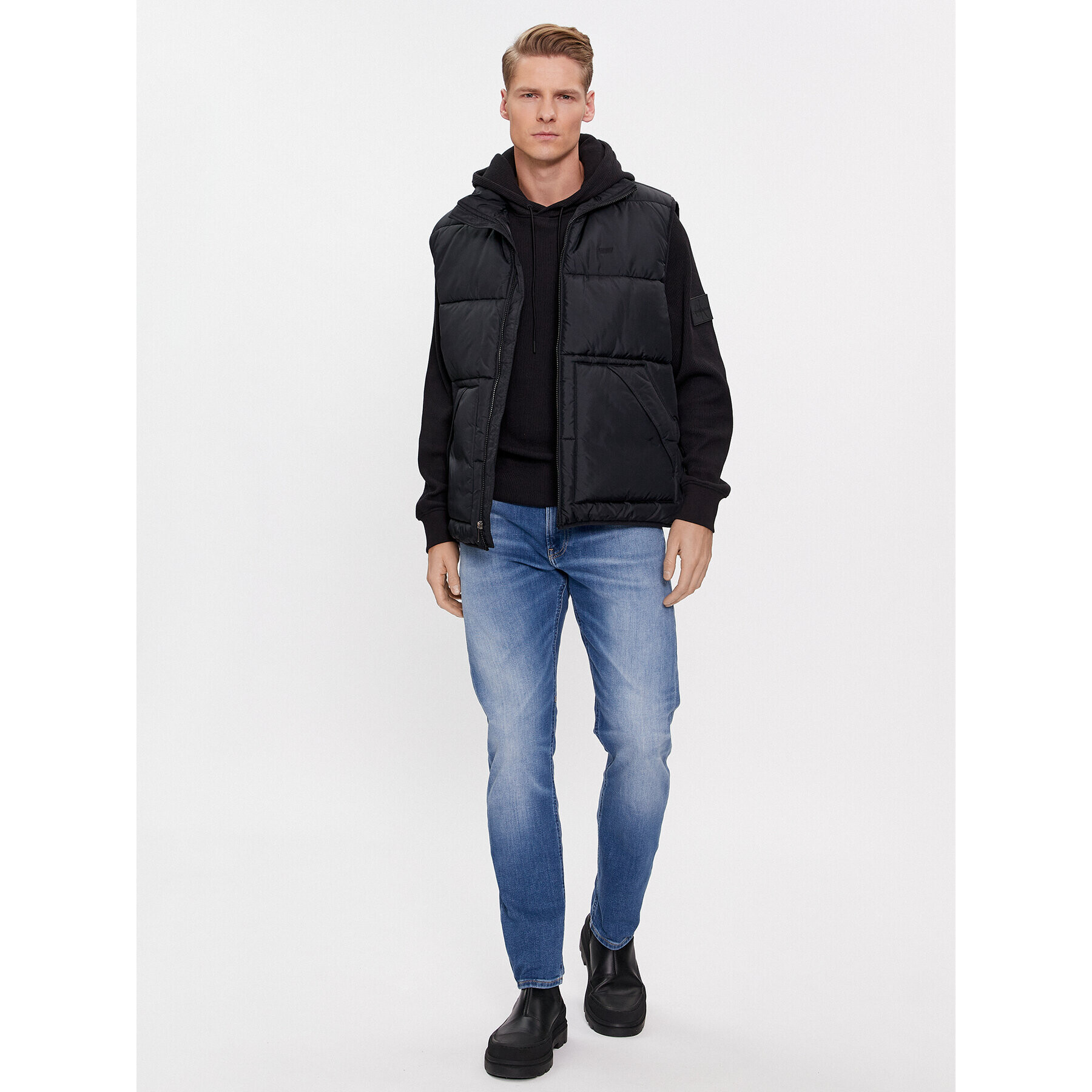 Calvin Klein Jeans Дънки J30J323685 Син Slim Fit - Pepit.bg